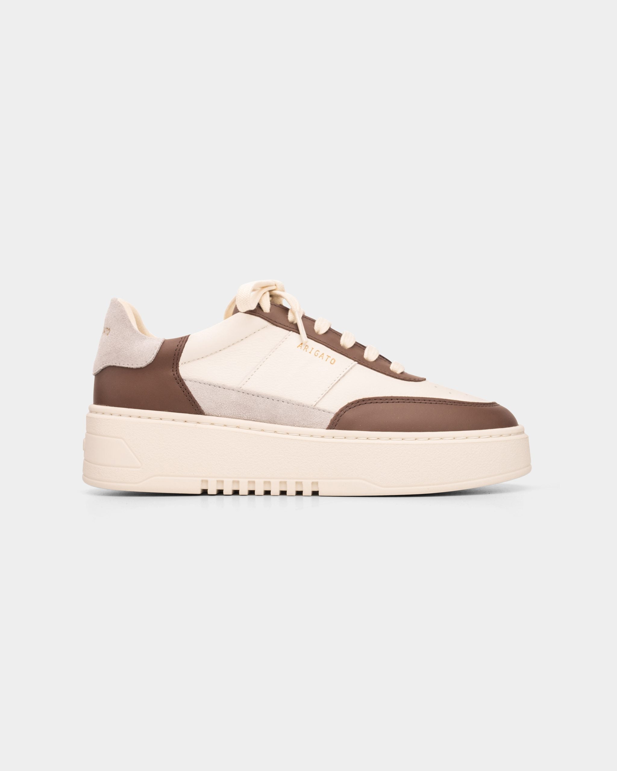 Axel Arigato Ladies Orbit Vintage Sneaker | F3395004-Grey/Dark Brown