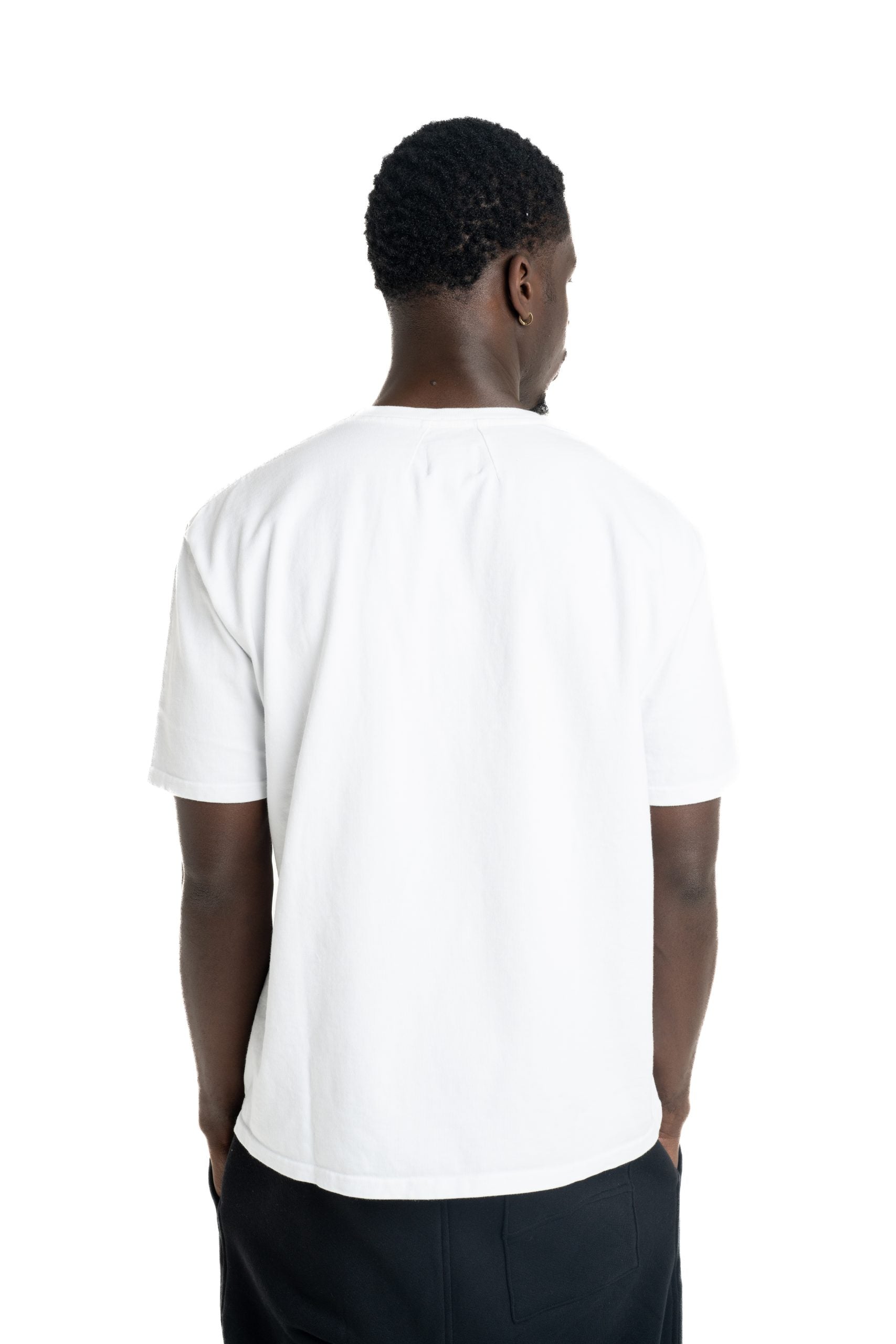Rhude Men's Oversized Chateau Crest Tee White/Black | RHPS26TT08012-6007