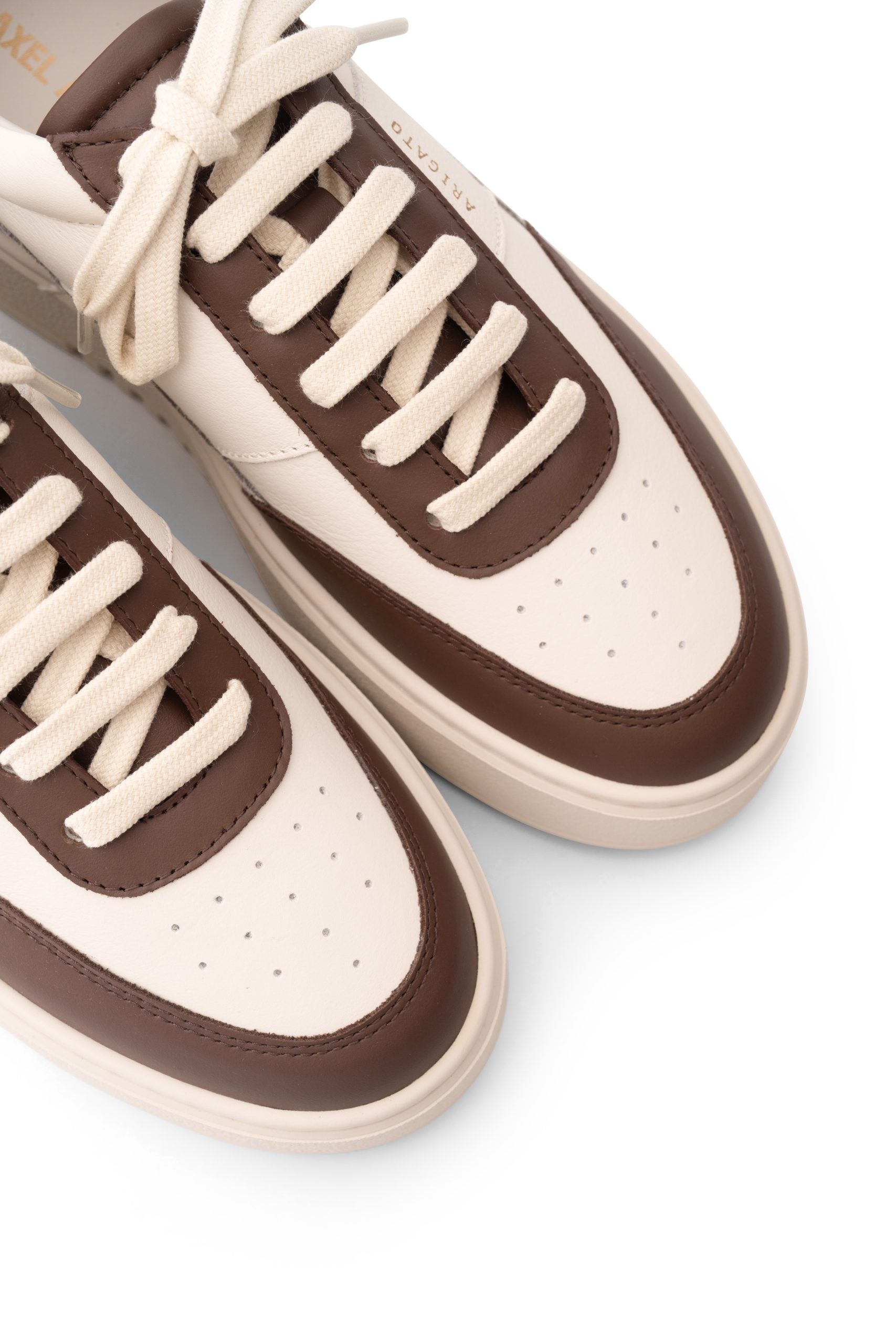 Axel Arigato Ladies Orbit Vintage Sneaker | F3395004-Grey/Dark Brown