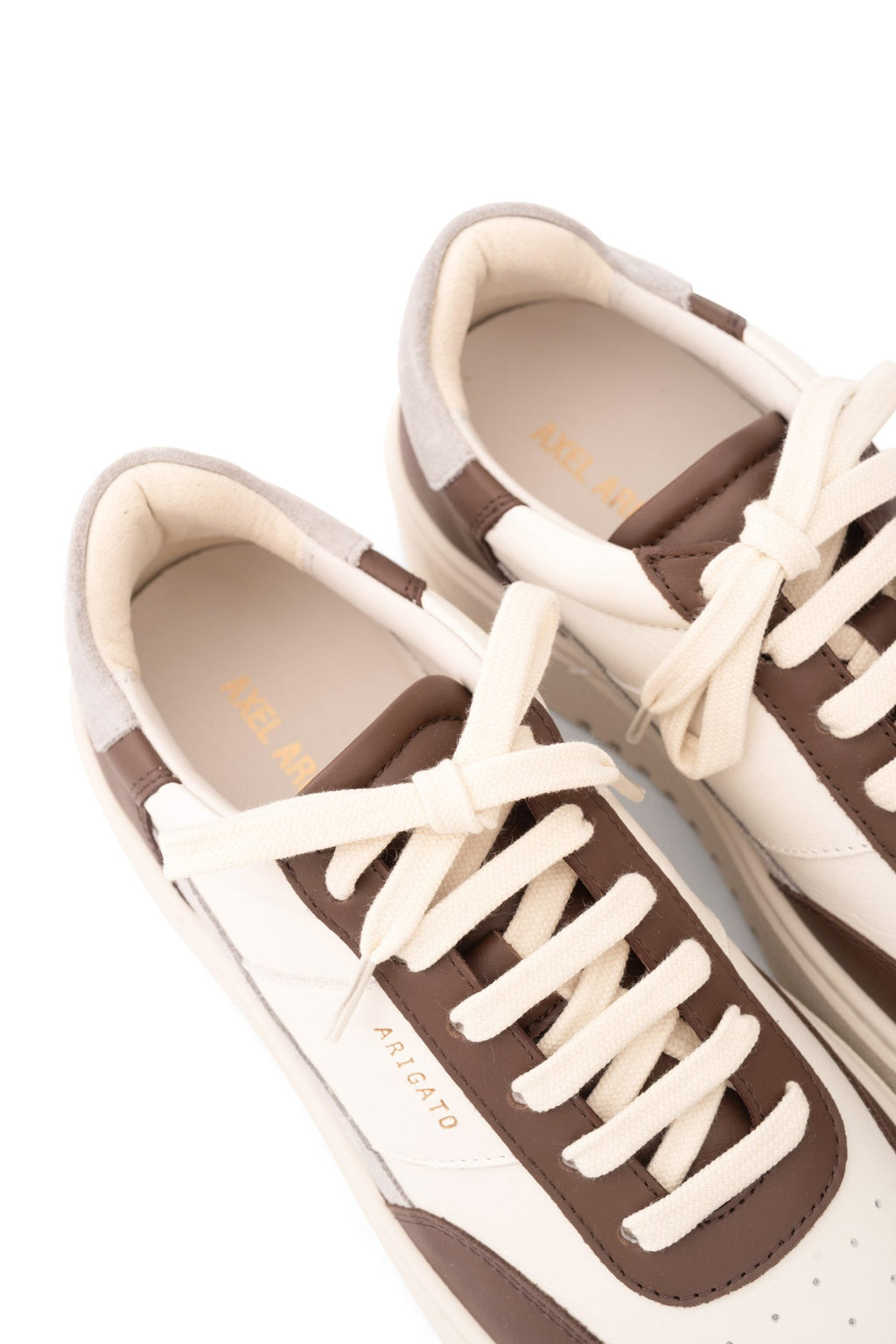 Axel Arigato Ladies Orbit Vintage Sneaker | F3395004-Grey/Dark Brown