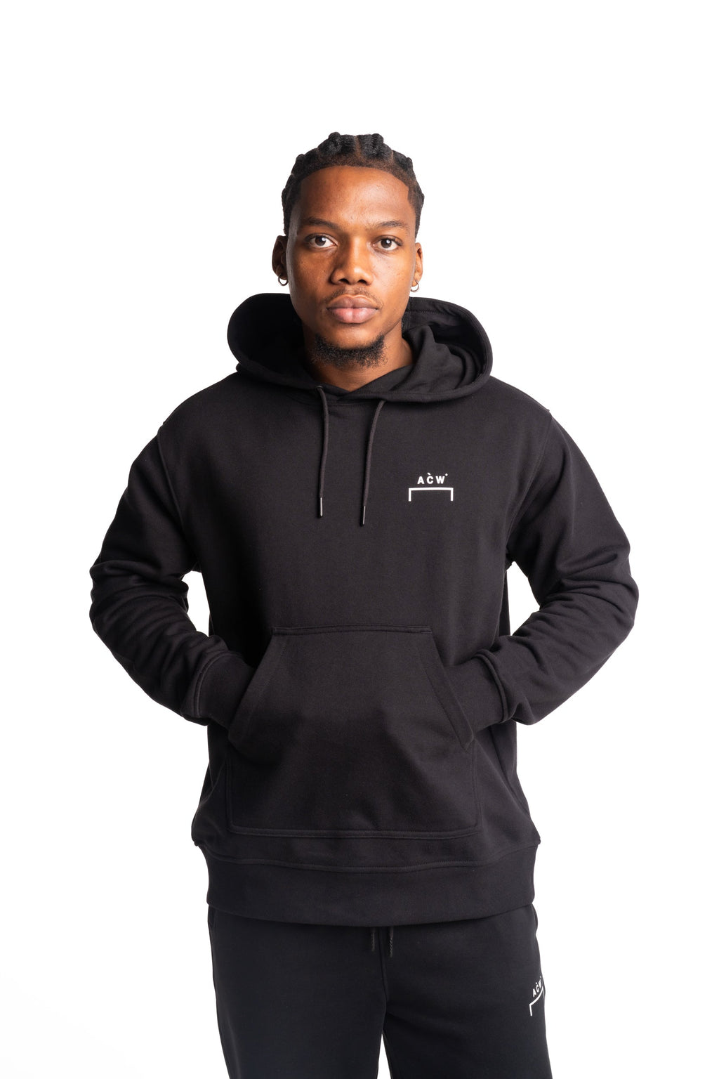 A Cold Wall Men's Balmore Logo Hoodie | ACW102-1001-Black