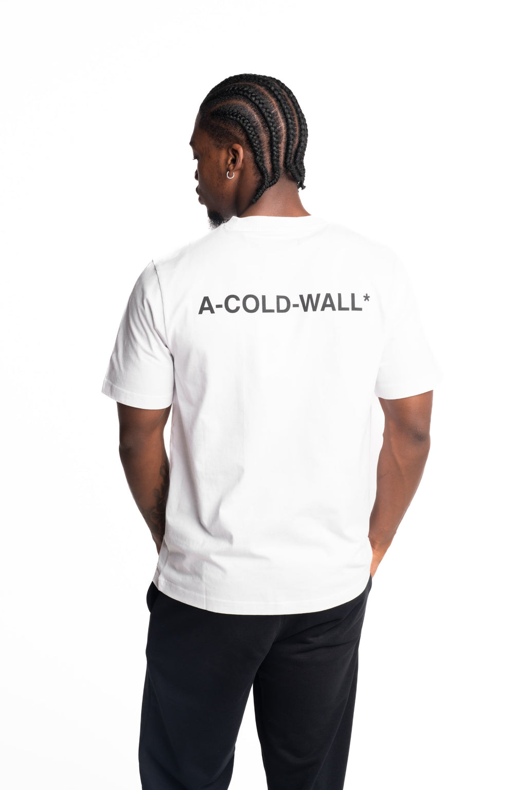 A Cold Wall Men's Follet Logo T Shirt | ACW100-1012- White