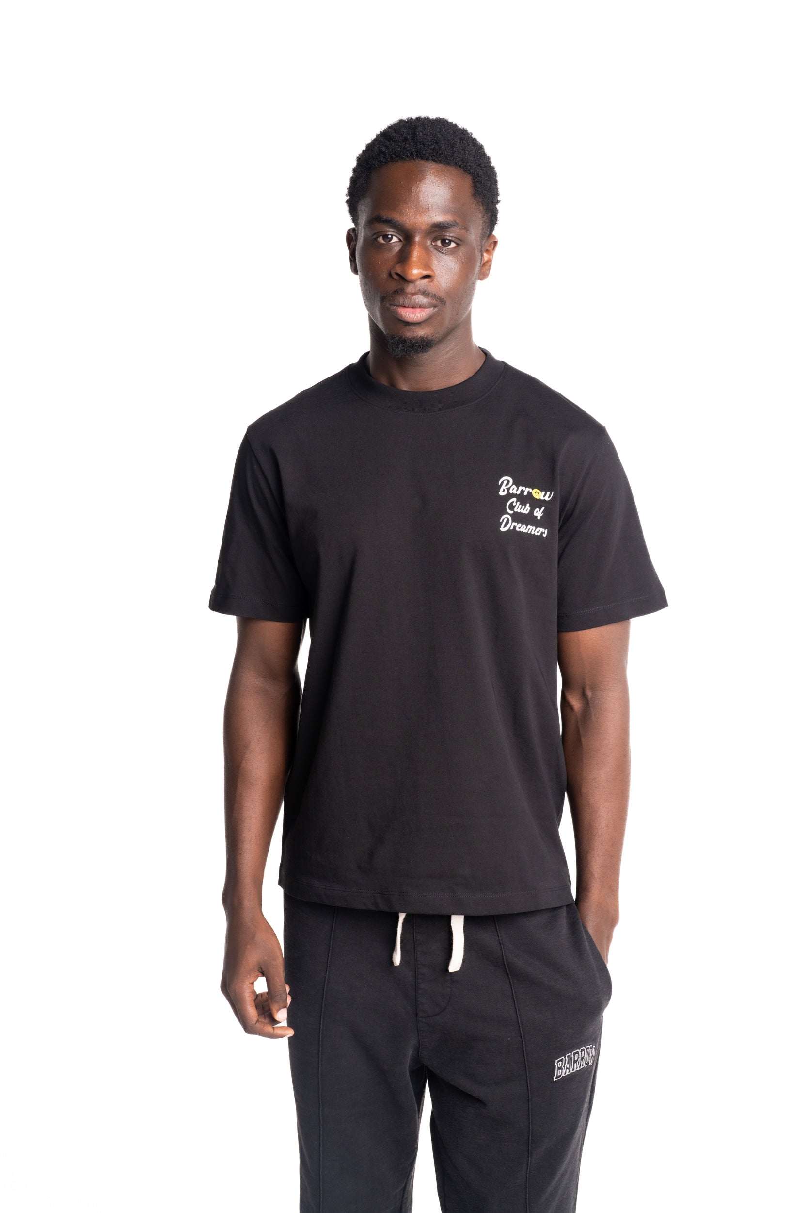 Barrow Men's Jersey T Shirt | S6BWUATH082-Black
