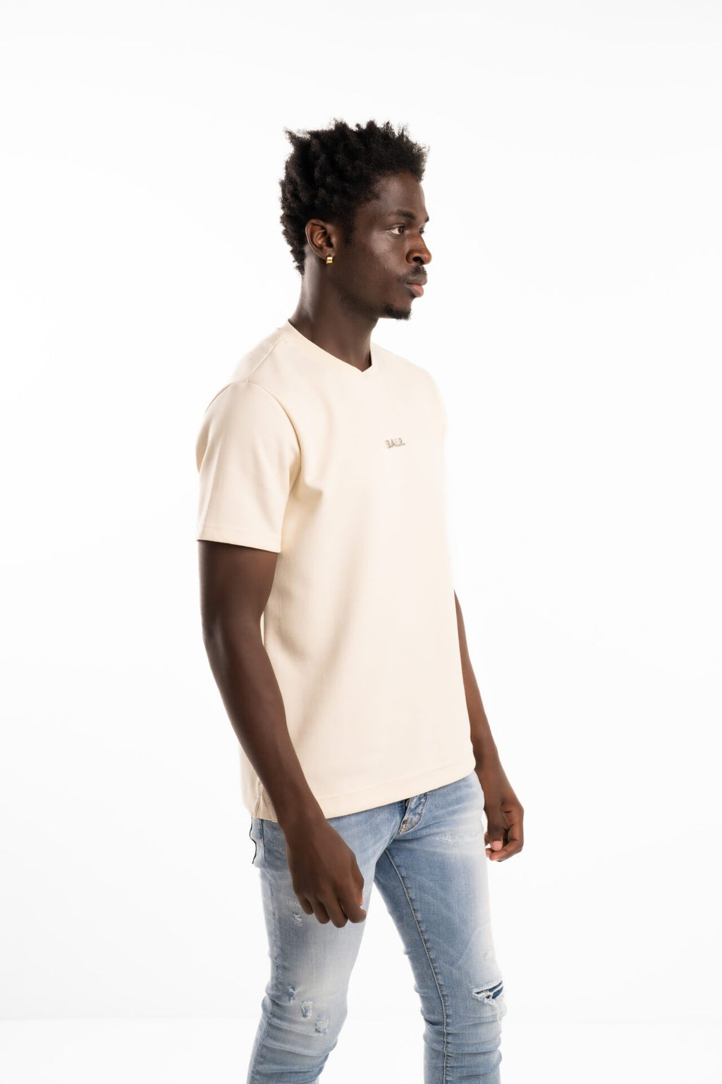 (Core) BALR Q Series Regular Fit T Shirt| B1112.1224-White Swan