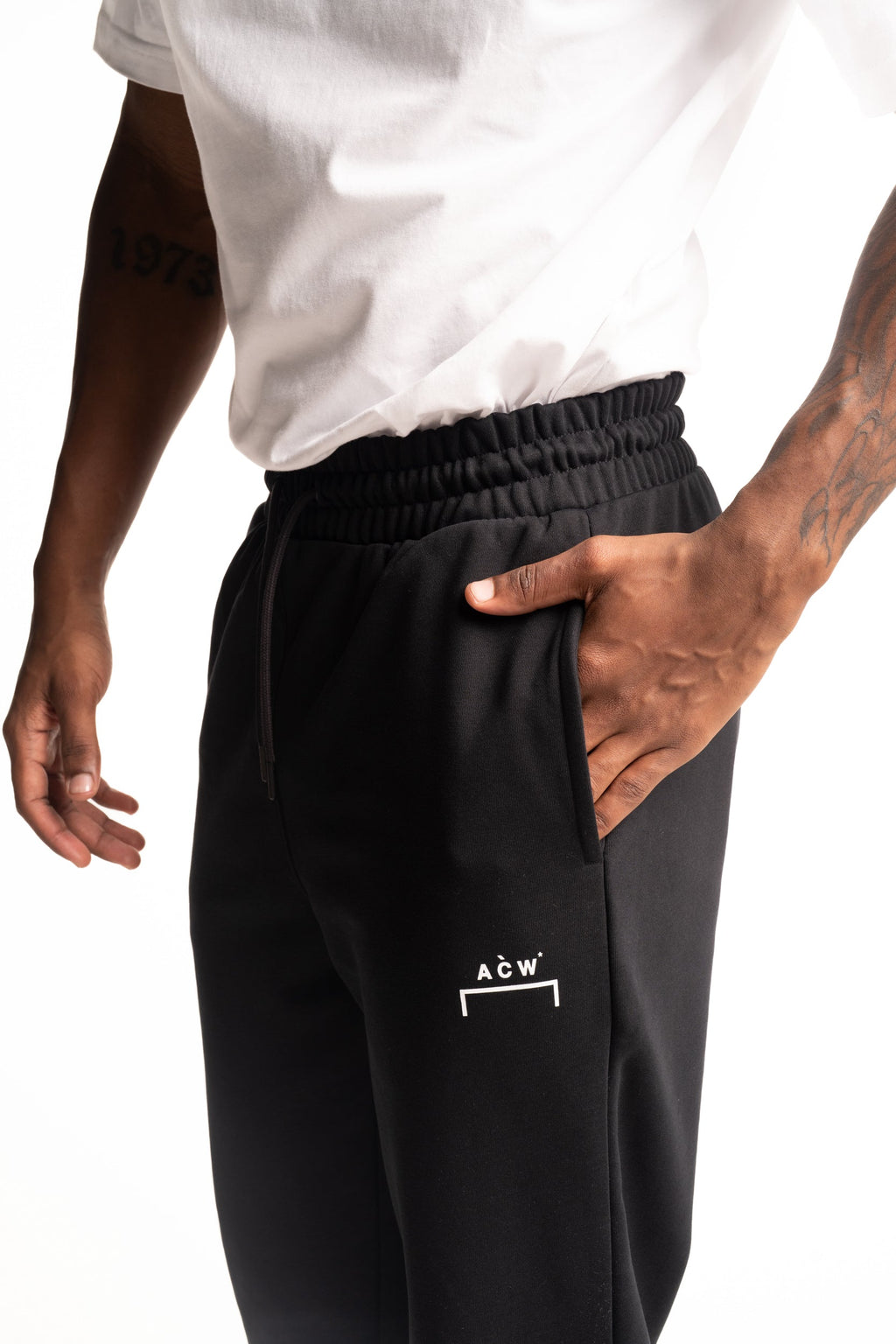 A Cold Wall Men's Woolmore Logo Jogger | ACW103-001-Black