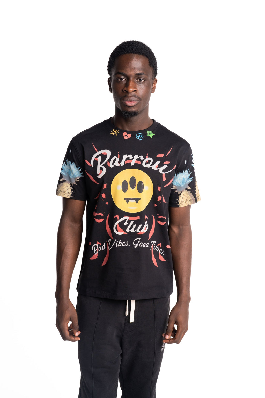 Barrow Men's Jersey T Shirt | S6BWUATH069-Black