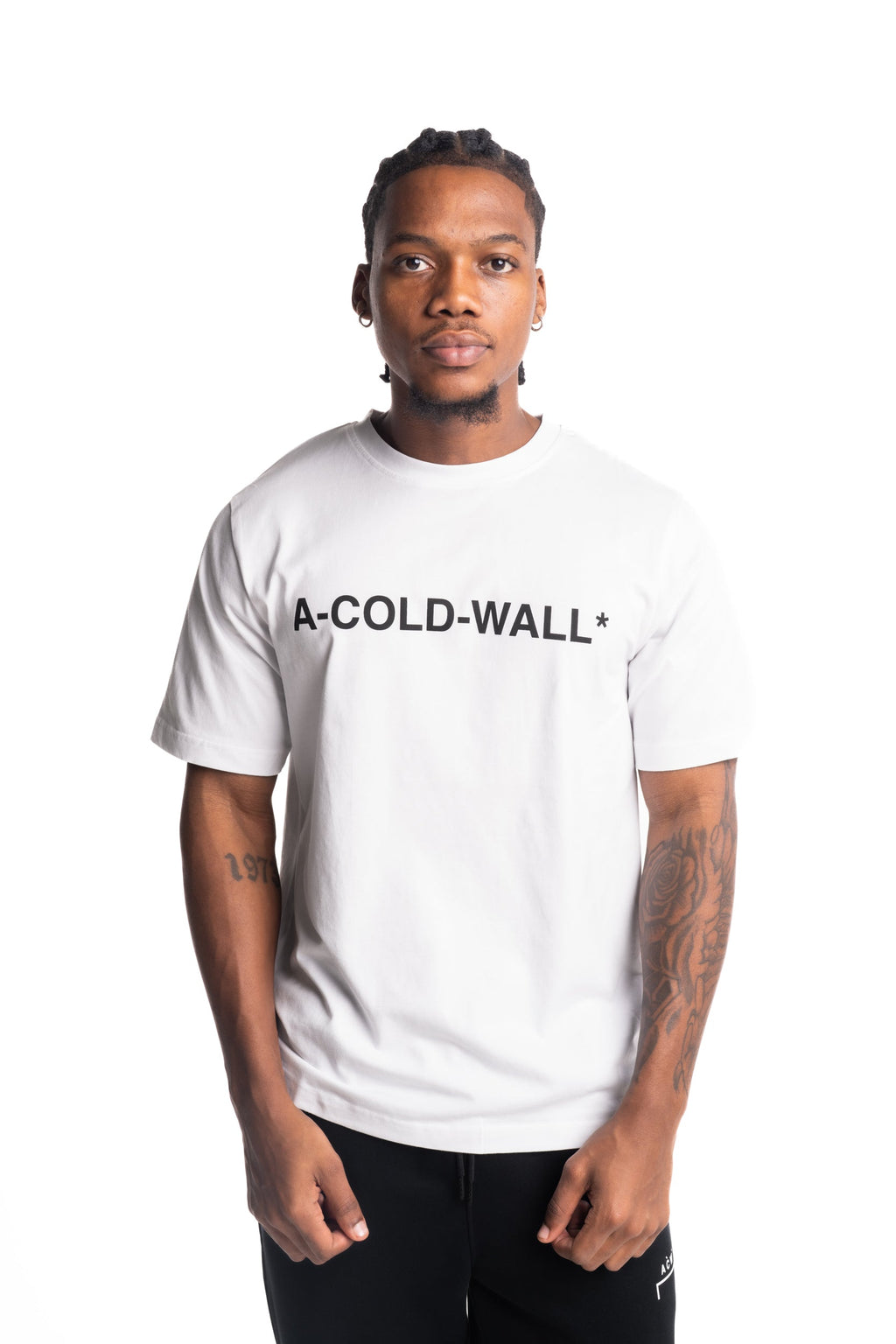 A Cold Wall Men's Tapley Logo T Shirt | ACW100-2012-White