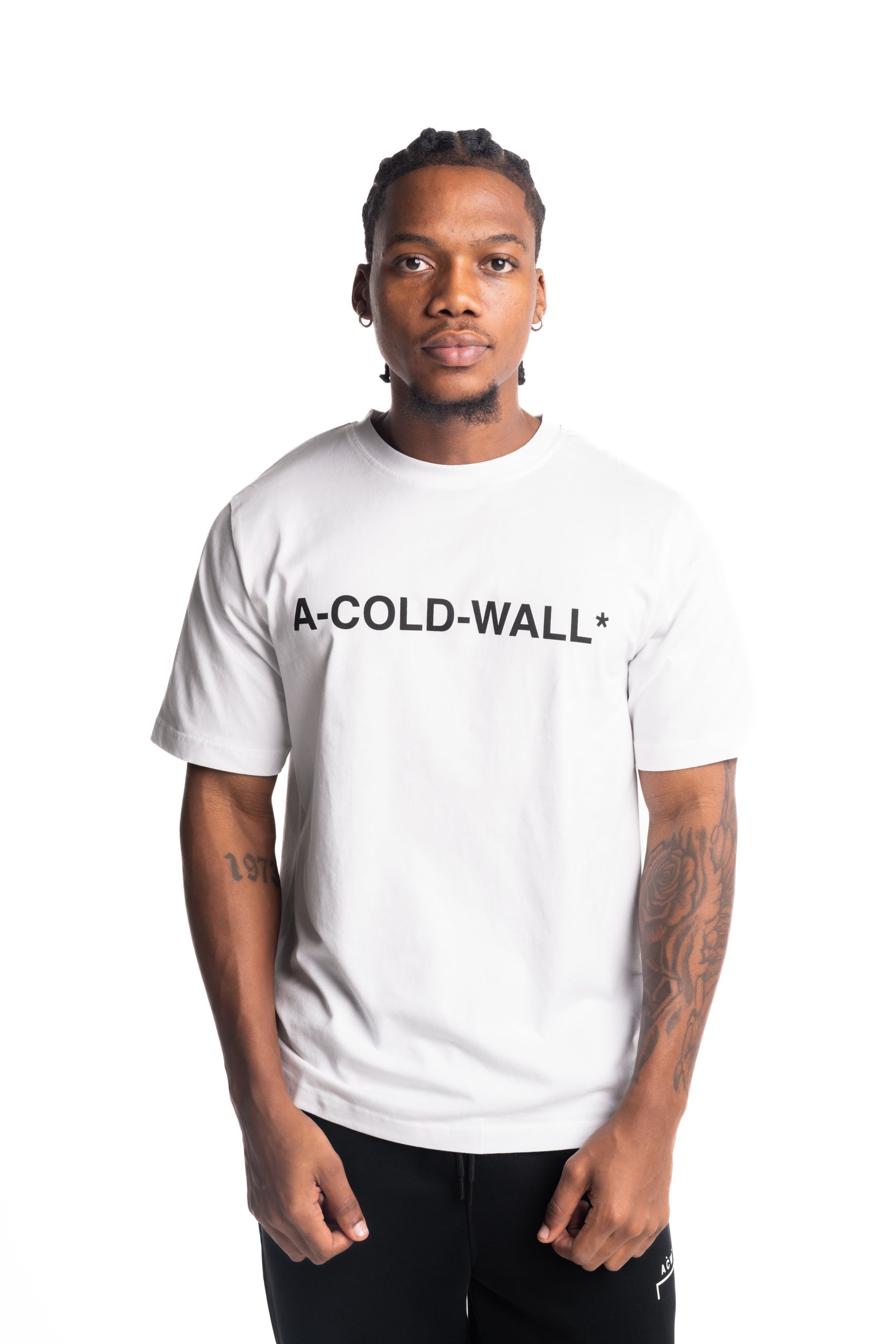 A Cold Wall Men's Tapley Logo T Shirt | ACW100-2012-White