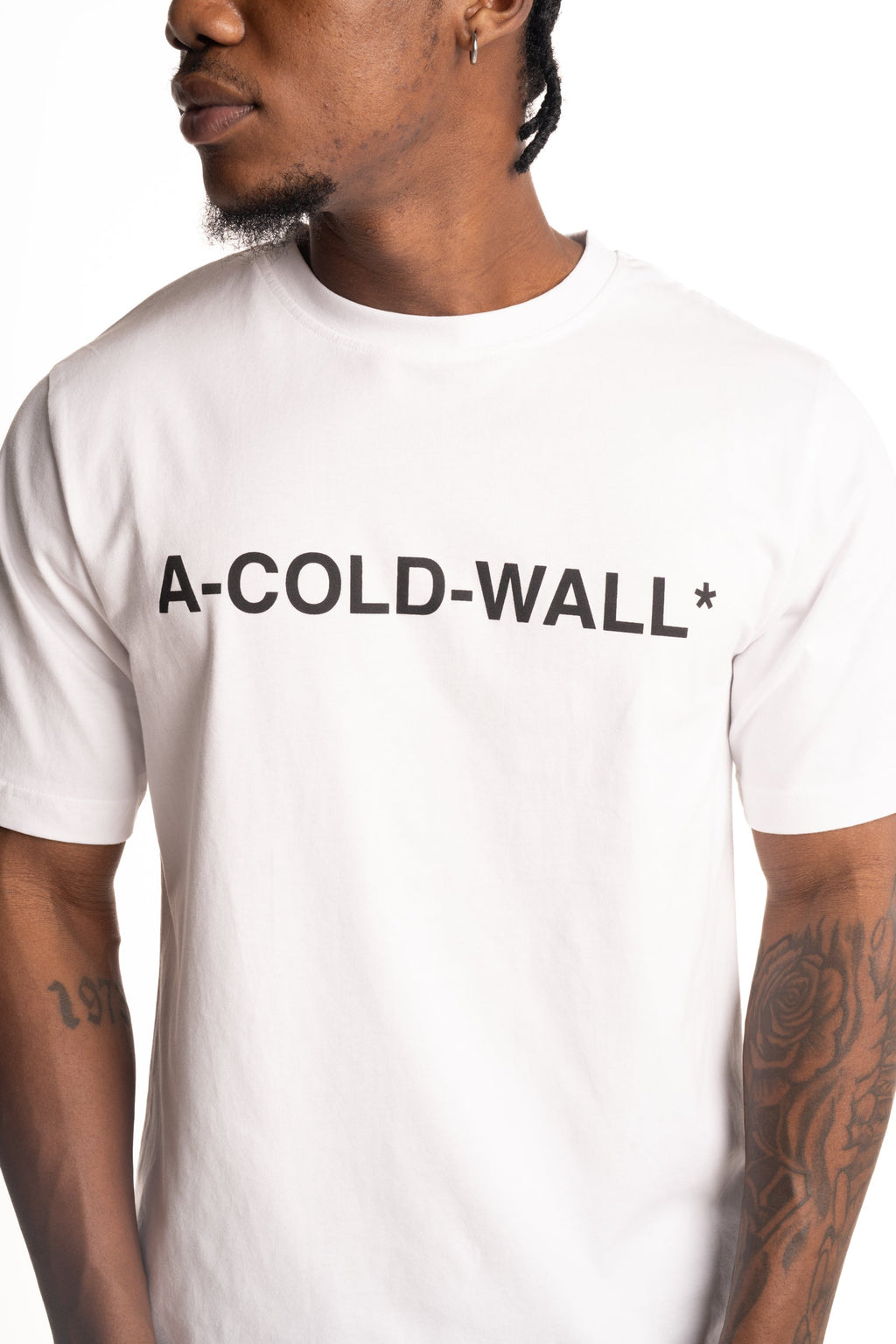 A Cold Wall Men's Tapley Logo T Shirt | ACW100-2012-White