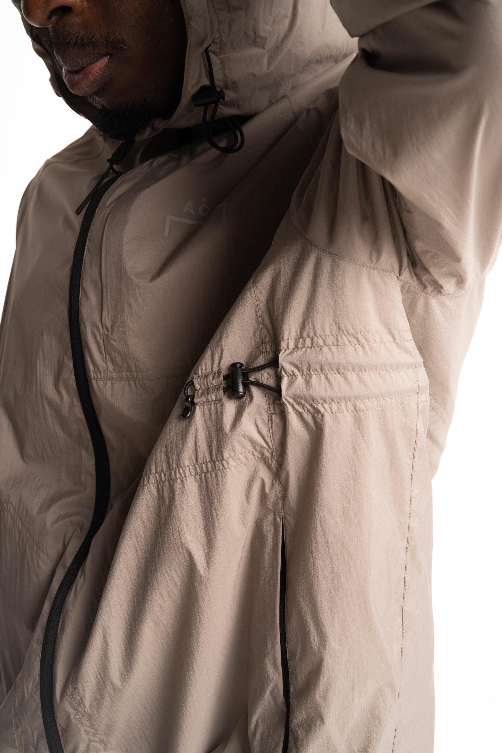 A Cold Wall Men's Balfron Hooded Jacket | ACWMO30500-46-Shale