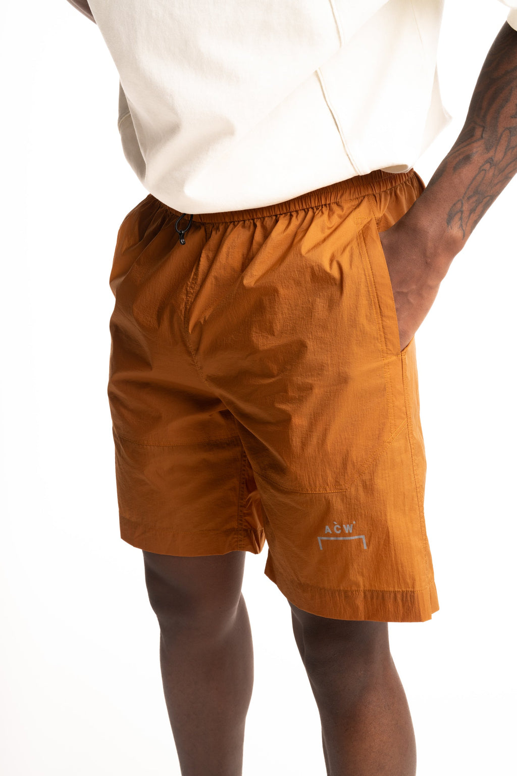 A Cold Wall Men's Balfron Shorts | ACWMB3600-12-Rust