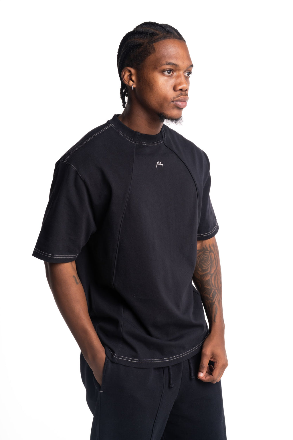 A Cold Wall Men's Millbank T Shirt | ACWMTS2300-50-Onyx