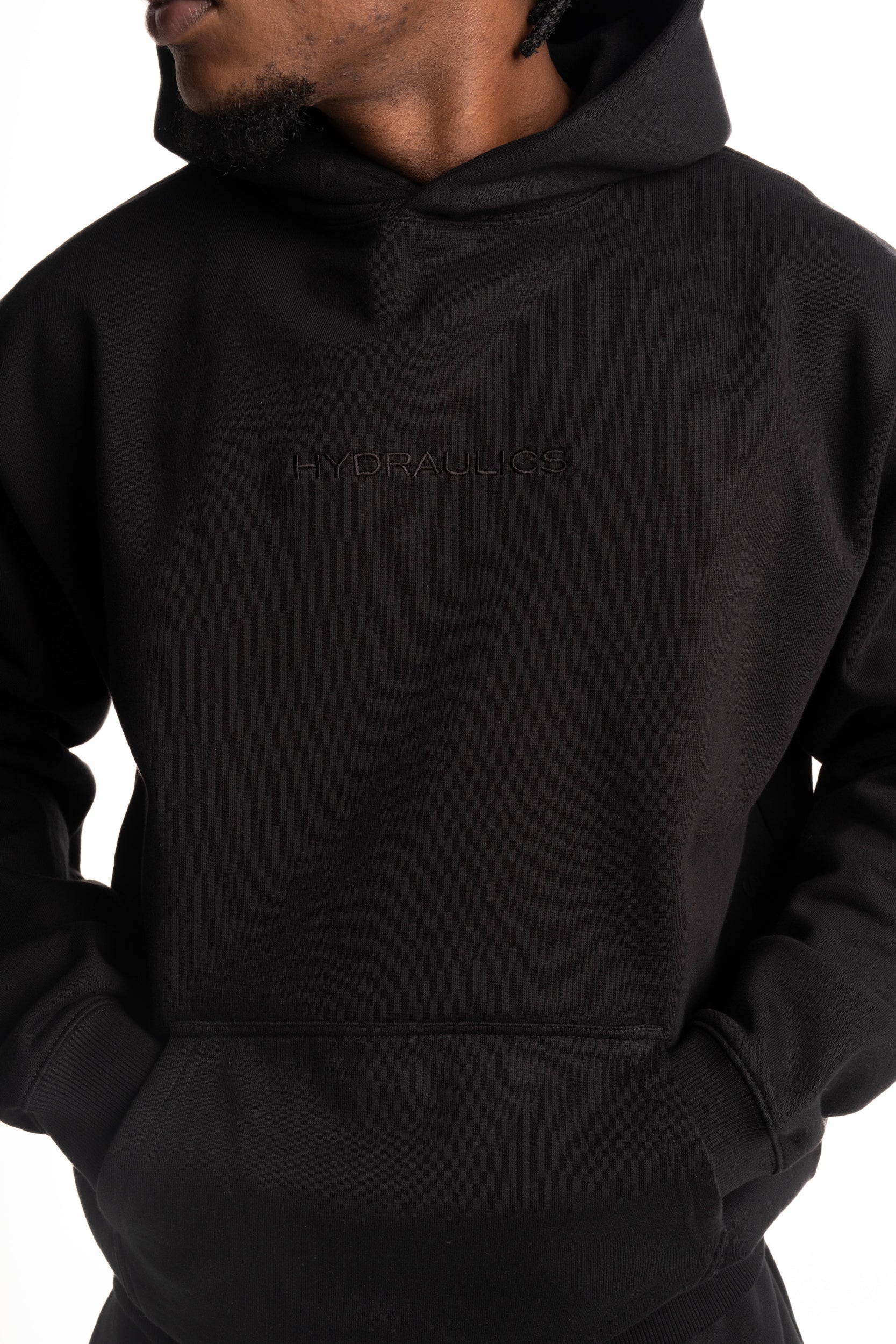 Hydraulics Side Panel Hoodie Black |