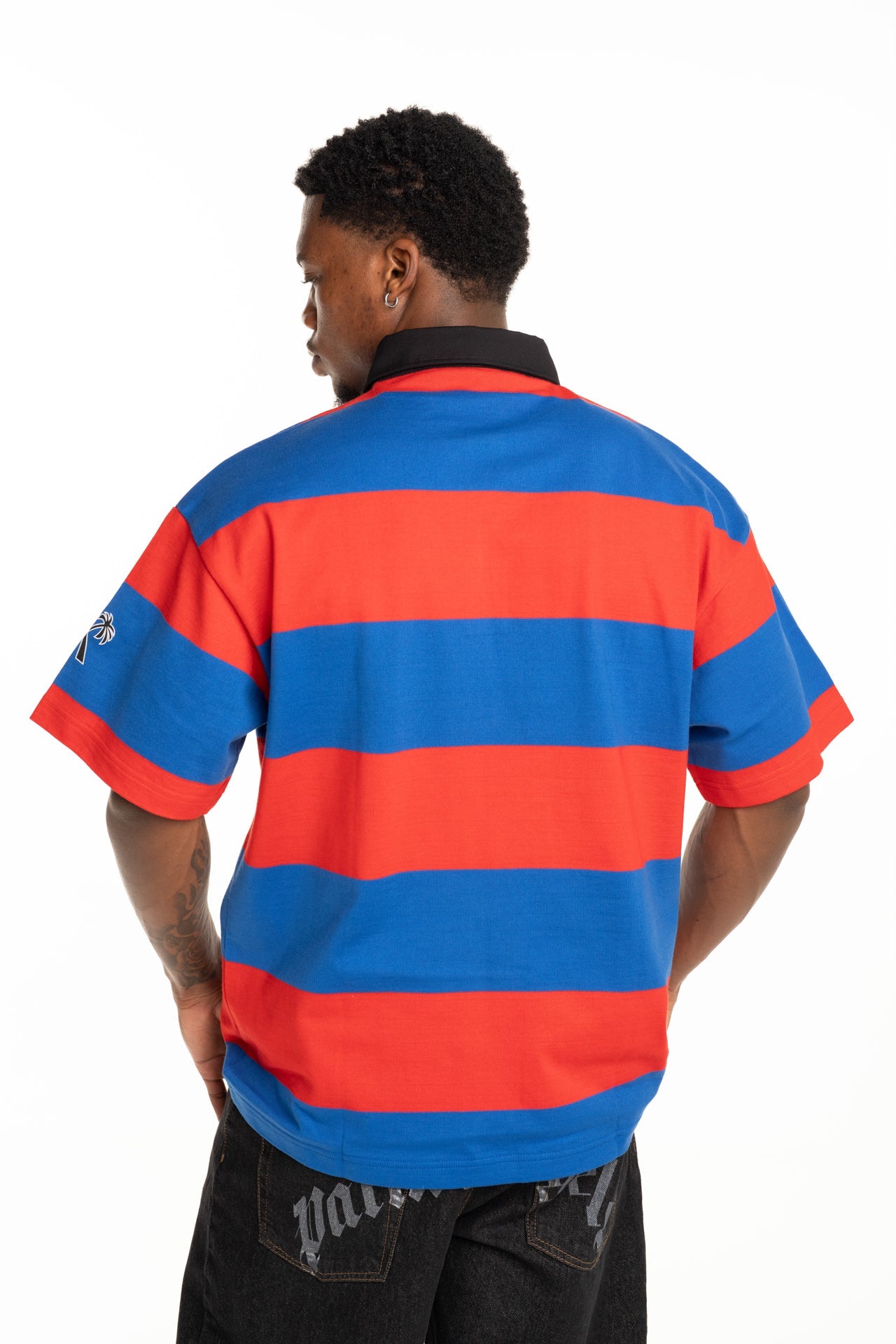 Palm Angels Men's CB Palm Sport Stripes Polo | PMGB02CS26FAB002-2510