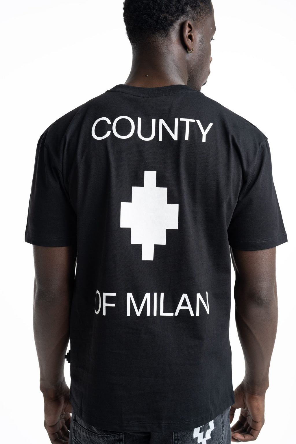 County Of Milan Men's T Shirt Black | S6CMMATH096-110
