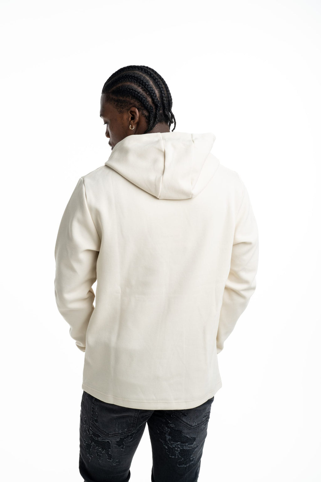 (Core) BALR Men's Q Series Regular Fit Hoodie | B1261.1113-White Swan