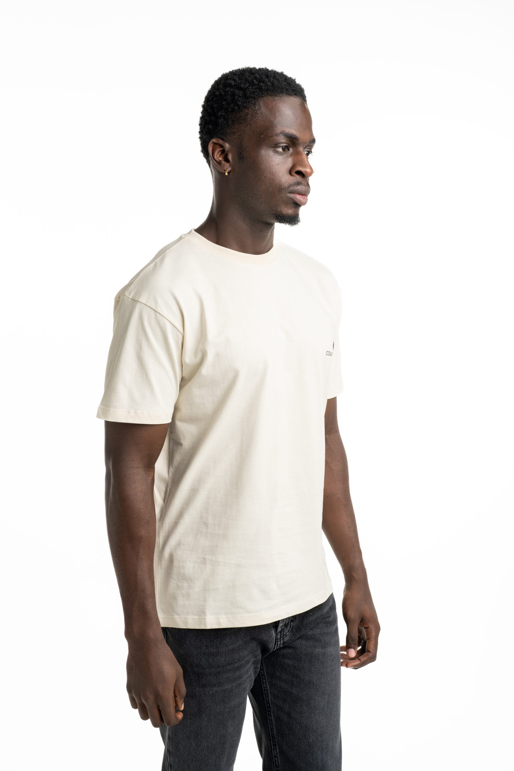 County Of Milan Men's T Shirt Coconut | S6CMMATH095-412