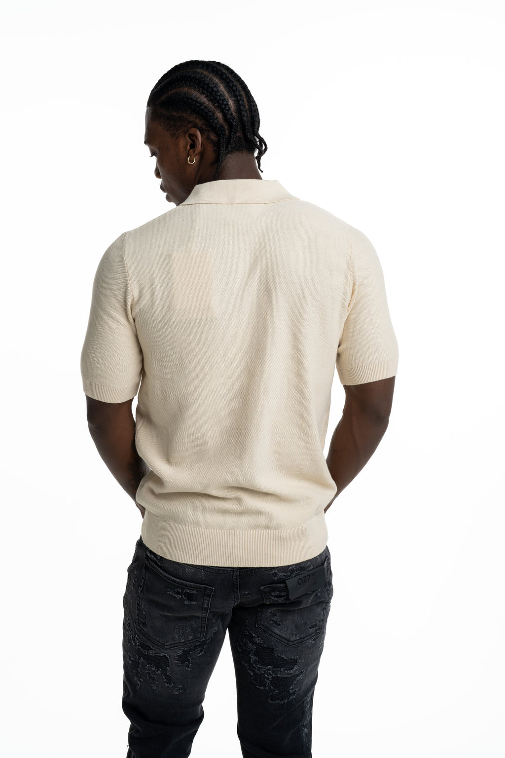 John Richmond Men's Kawim Polo | UMP26016POIR-Sandshell