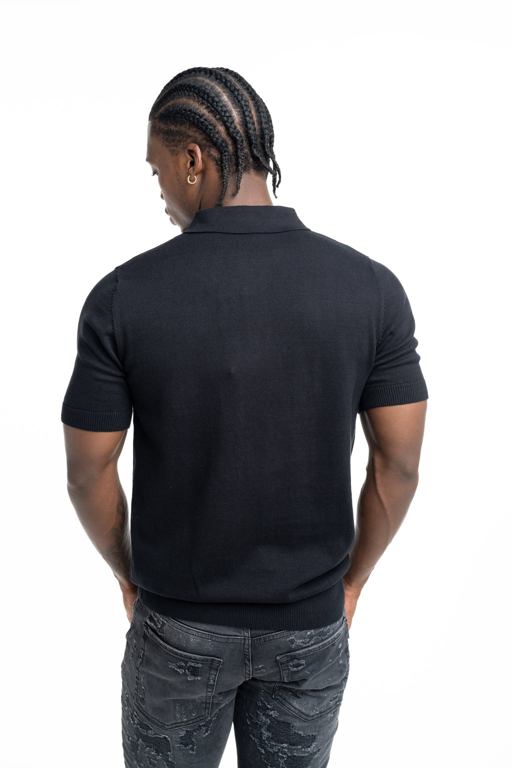 John Richmond Men's Sehudi Polo | UMP26056POIR-Black