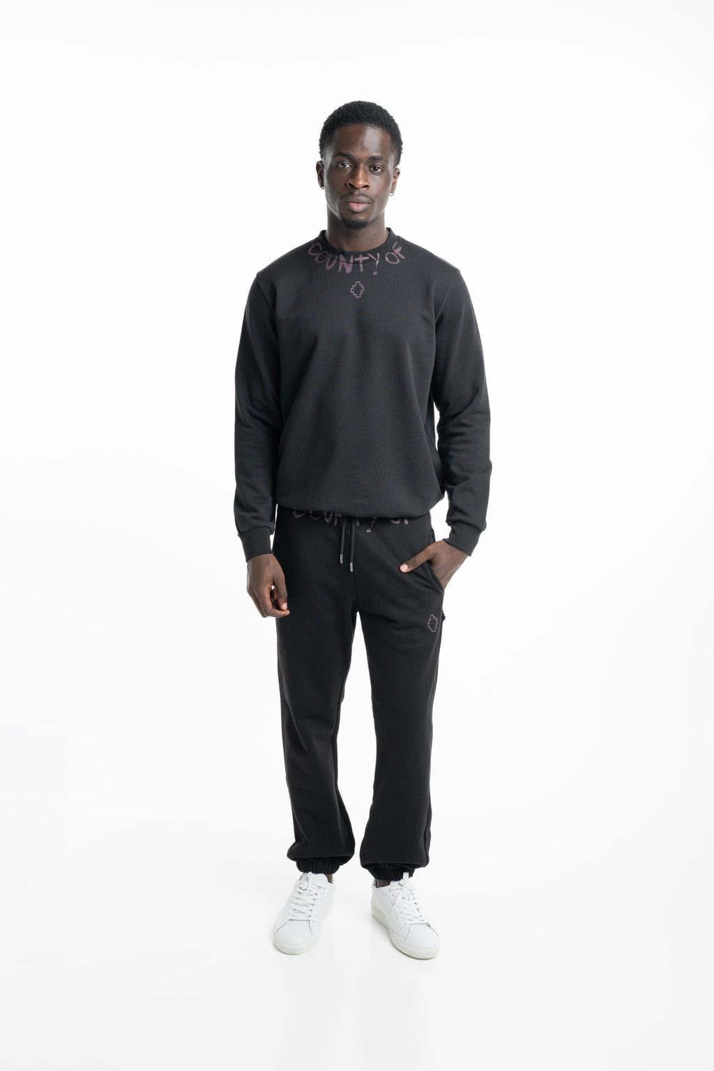 County Of Milan Men's Sweatshirt Black | S6CMMASW088-110