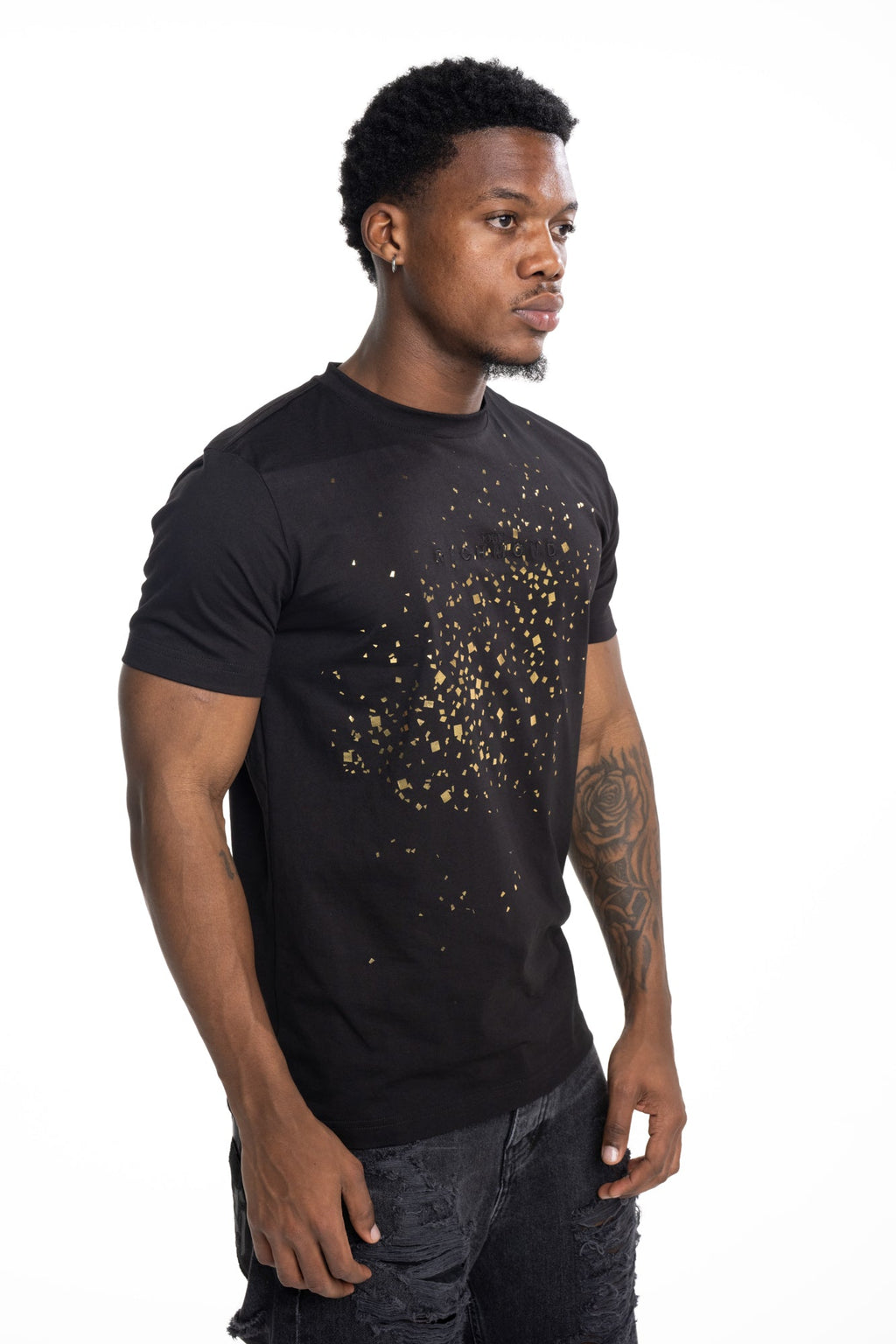 John Richmond Mens T Shirt Sivep (Regular) | RMP26102TSMT-Black