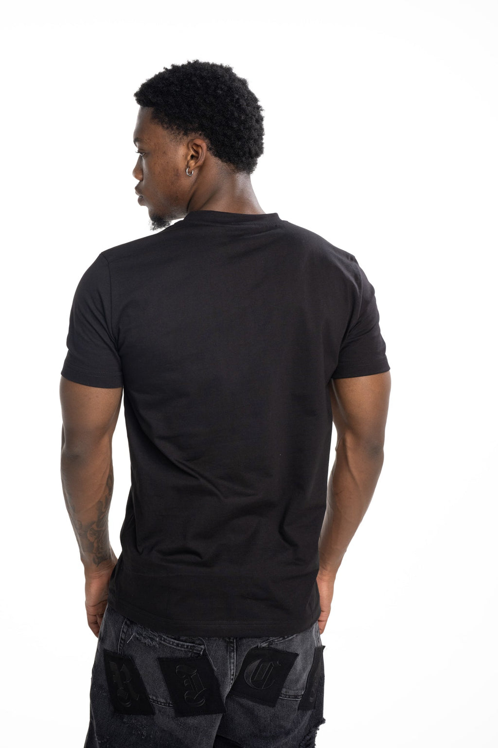John Richmond Mens T Shirt Sivep (Regular) | RMP26102TSMT-Black