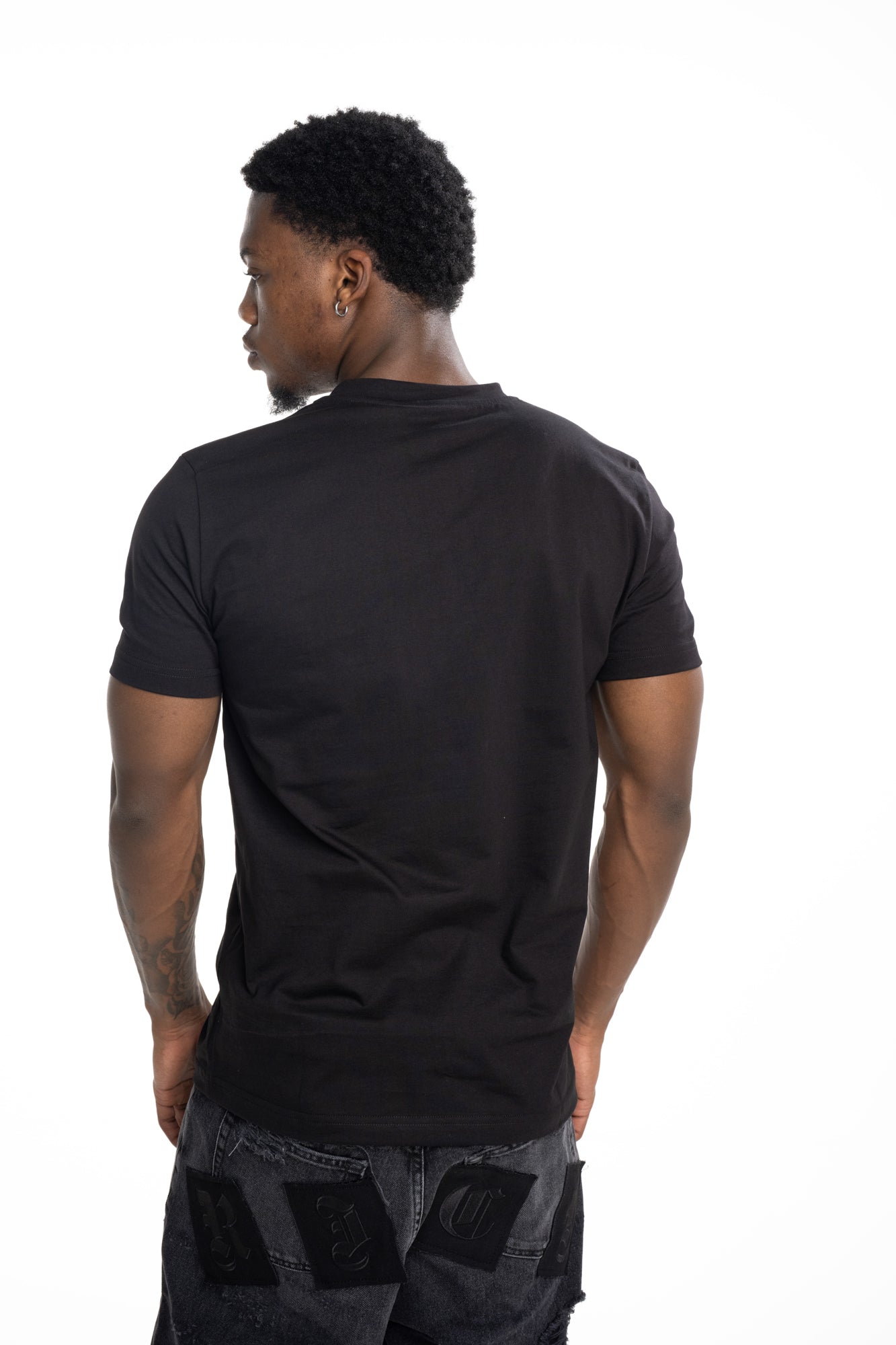 John Richmond Mens T Shirt Sivep (Regular) | RMP26102TSMT-Black