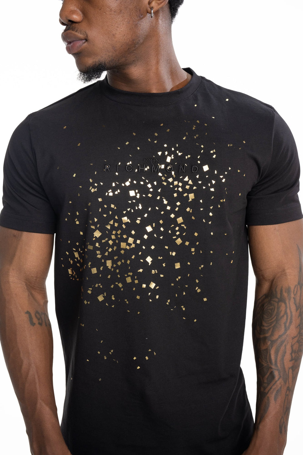 John Richmond Mens T Shirt Sivep (Regular) | RMP26102TSMT-Black