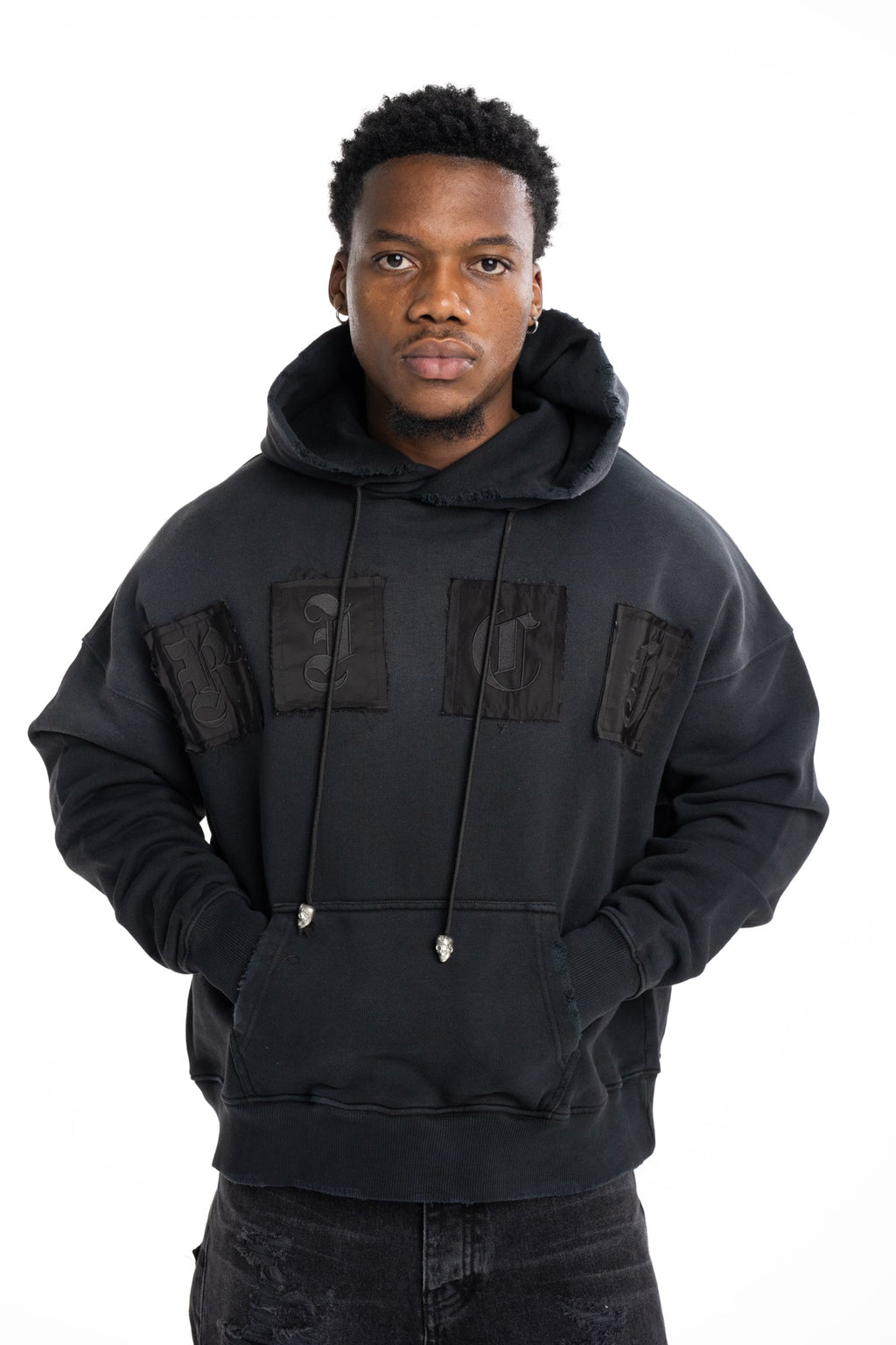 John Richmond Mens Sweatshirt Mogra (Over) | RMP26082FEM9-Black