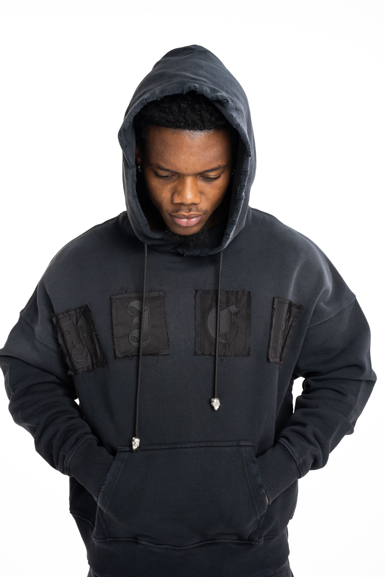 John Richmond Mens Sweatshirt Mogra (Over) | RMP26082FEM9-Black
