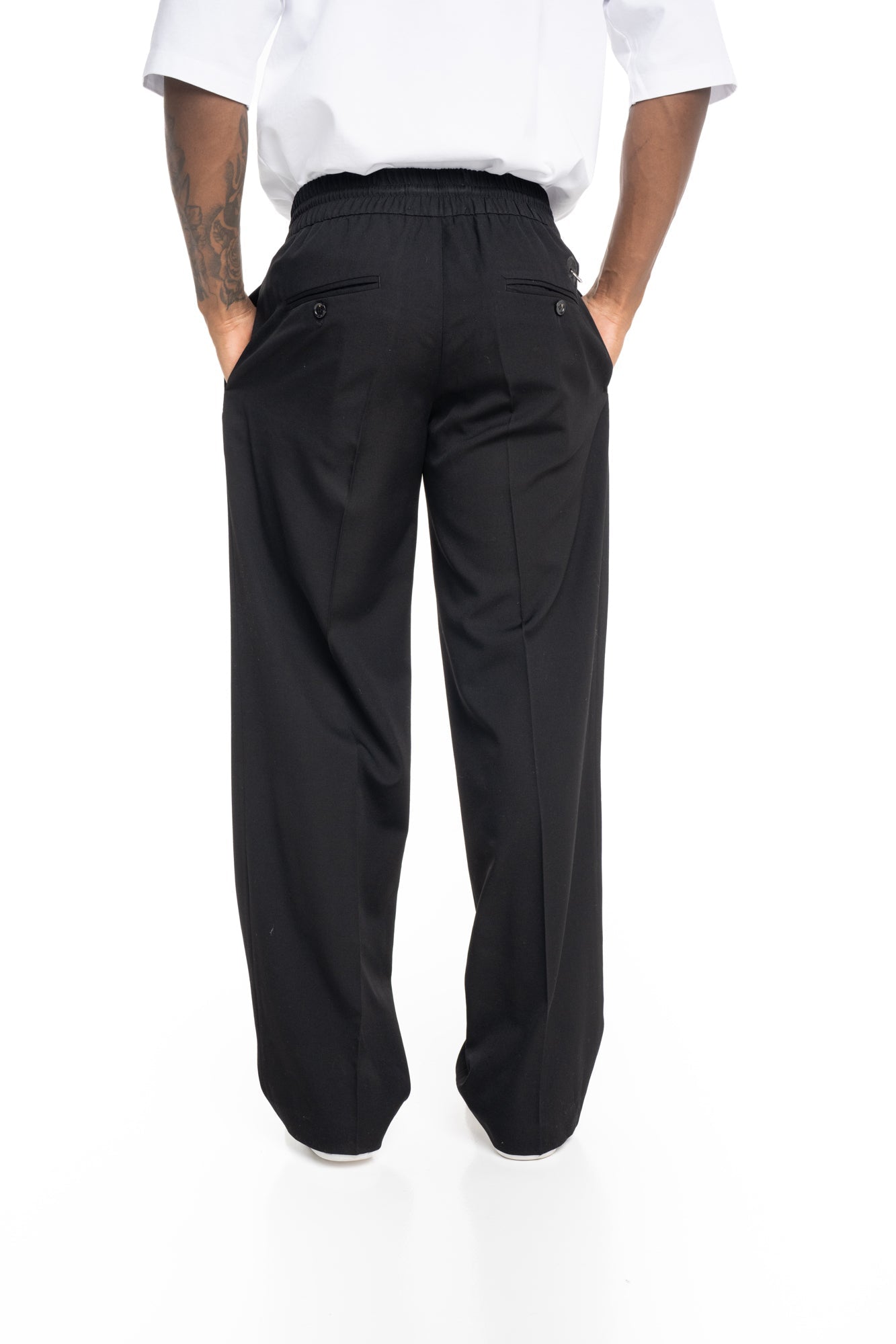 John Richmond Mens Pants Permis | RMP26058PAGYD-Black