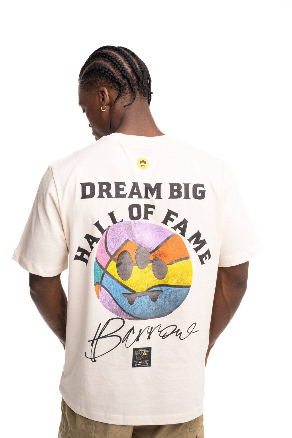 Barrow Men's Jersey T Shirt Cream | F5BWUATH127-013