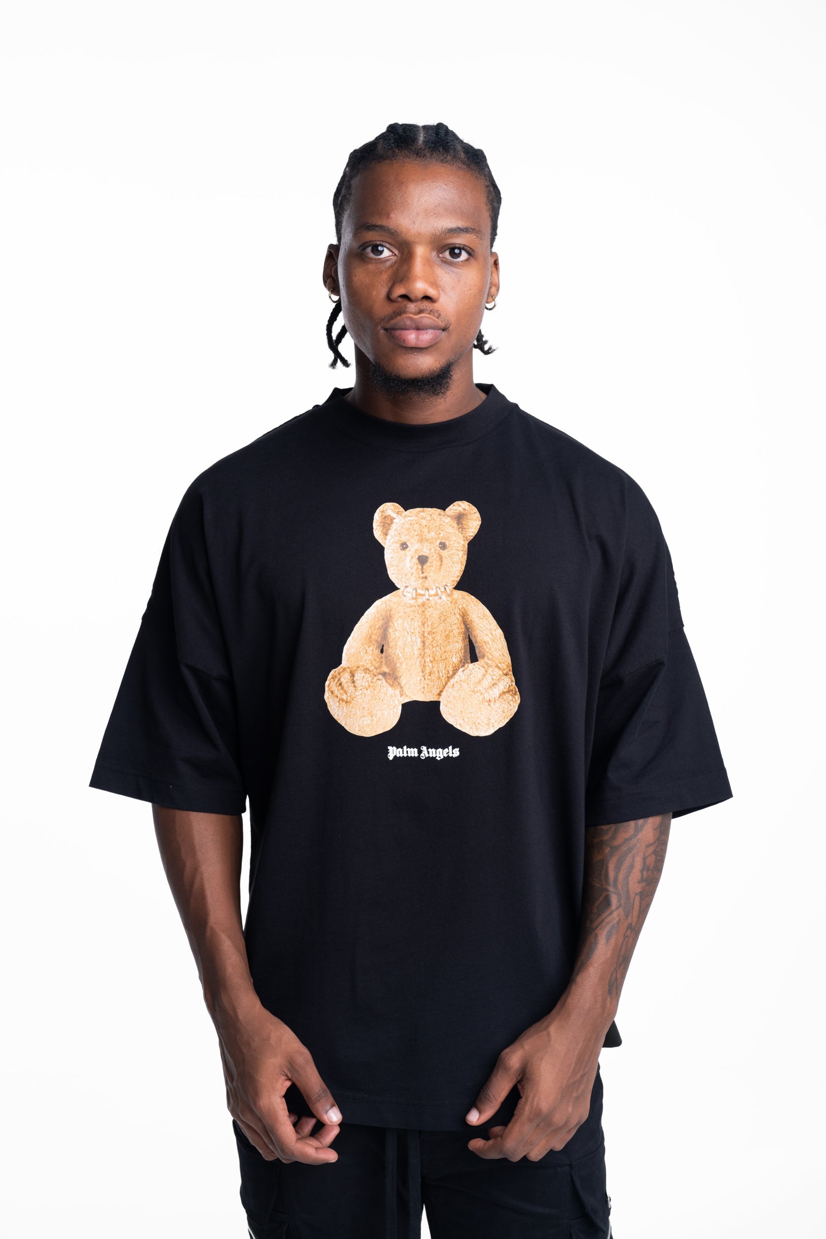 Palm Angels Men's Bear Over Tee | PMAA10BS26JER004-1060