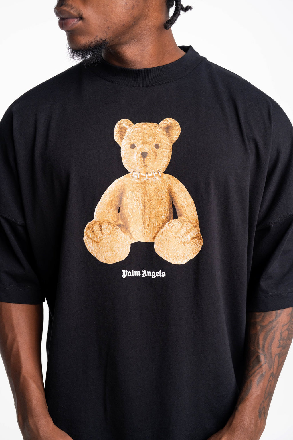 Palm Angels Men's Bear Over Tee | PMAA10BS26JER004-1060