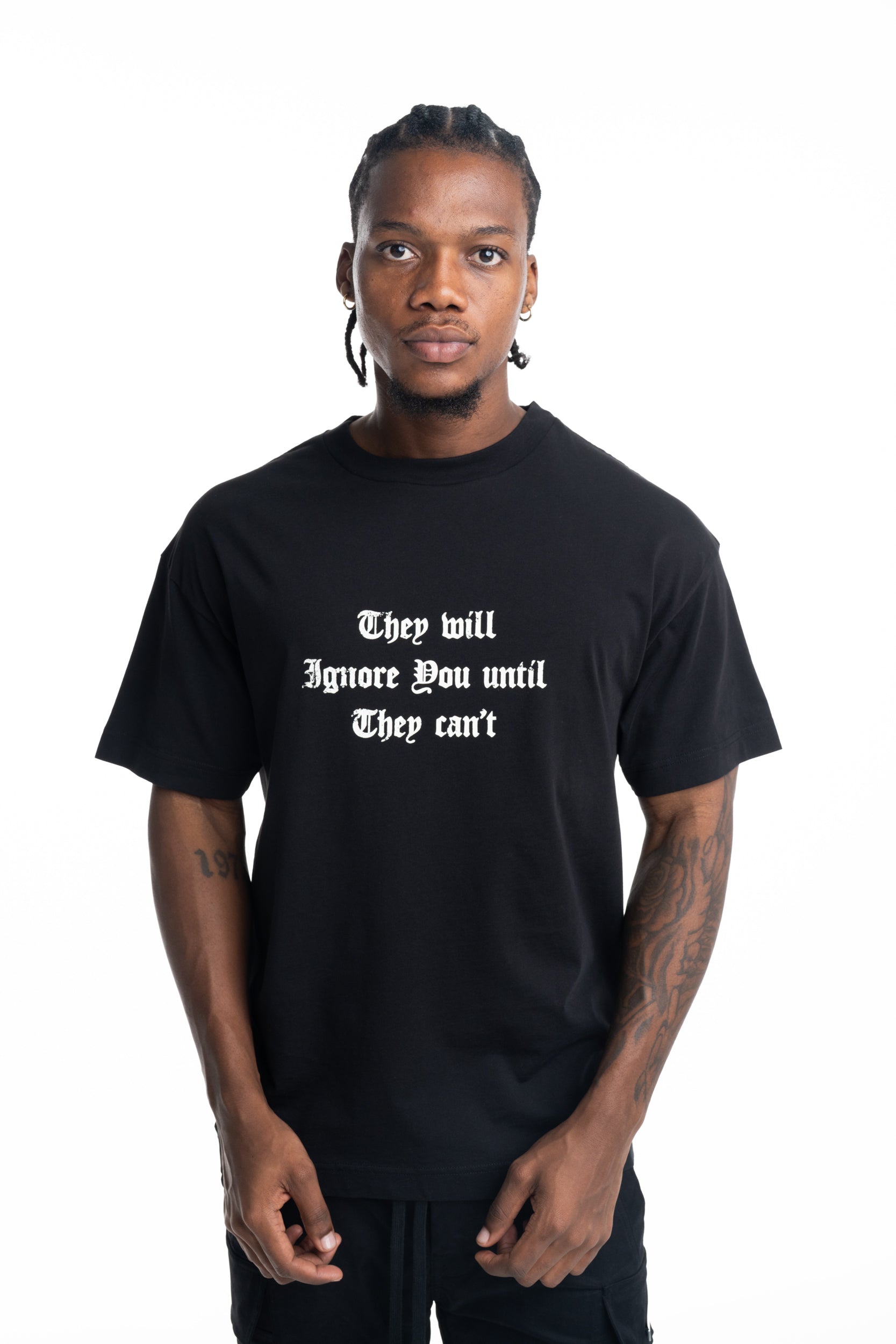 Palm Angels Men's Statement Regular Tee | PMAA109S26JER005-1003