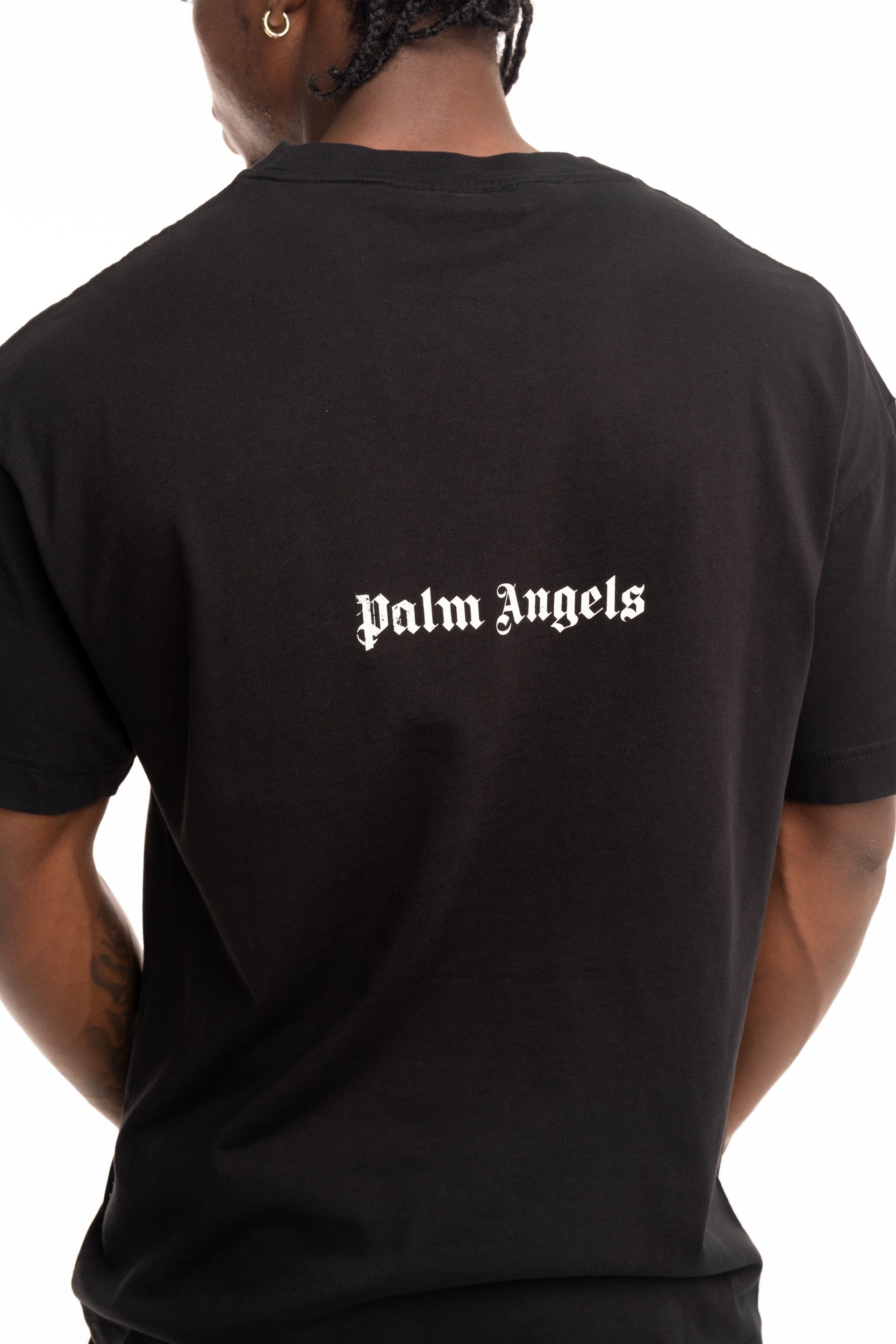 Palm Angels Men's Statement Regular Tee | PMAA109S26JER005-1003