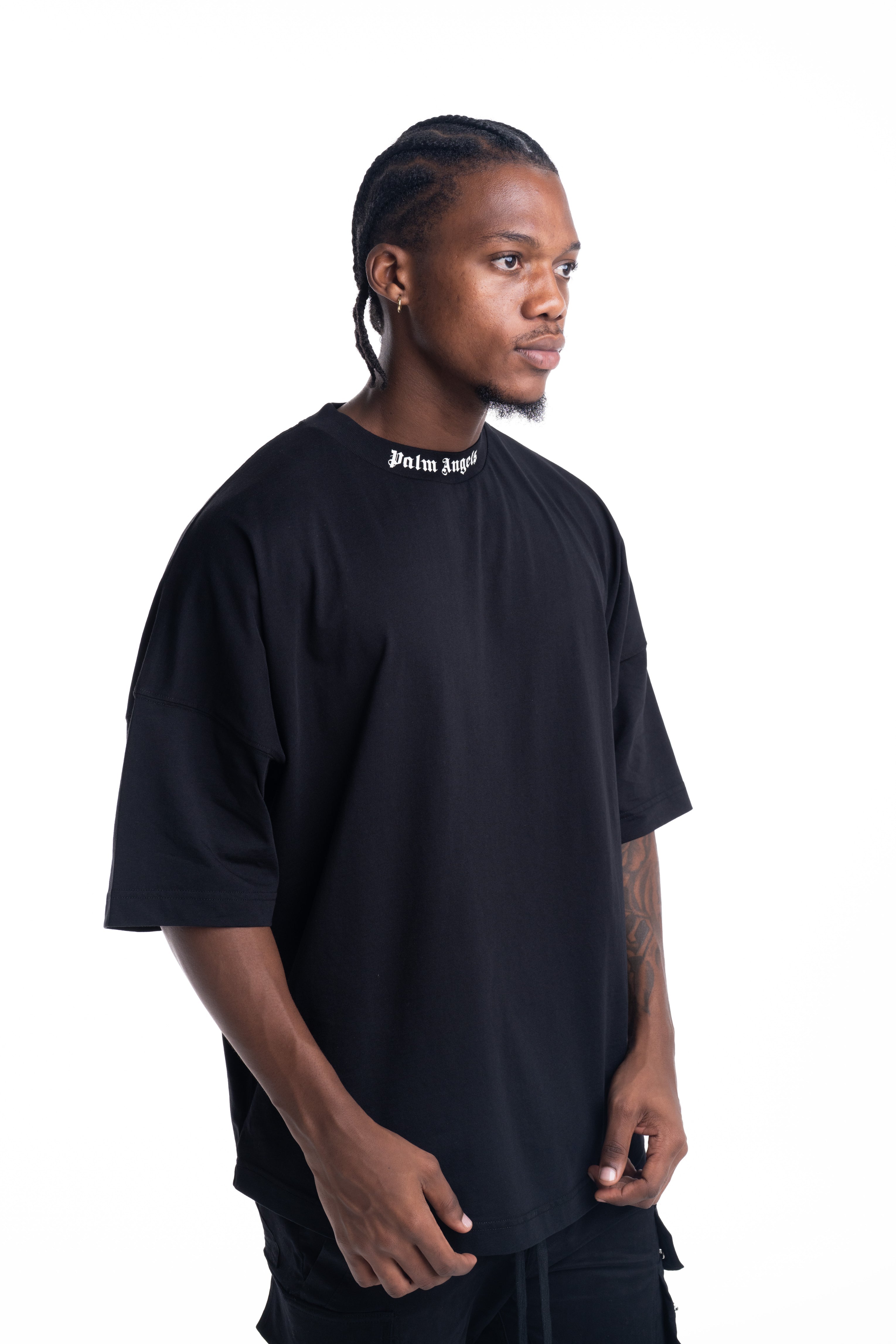 (Core) Palm Angels Men's Classic Logo Over Tee | PMAA10BS26JER001-1003
