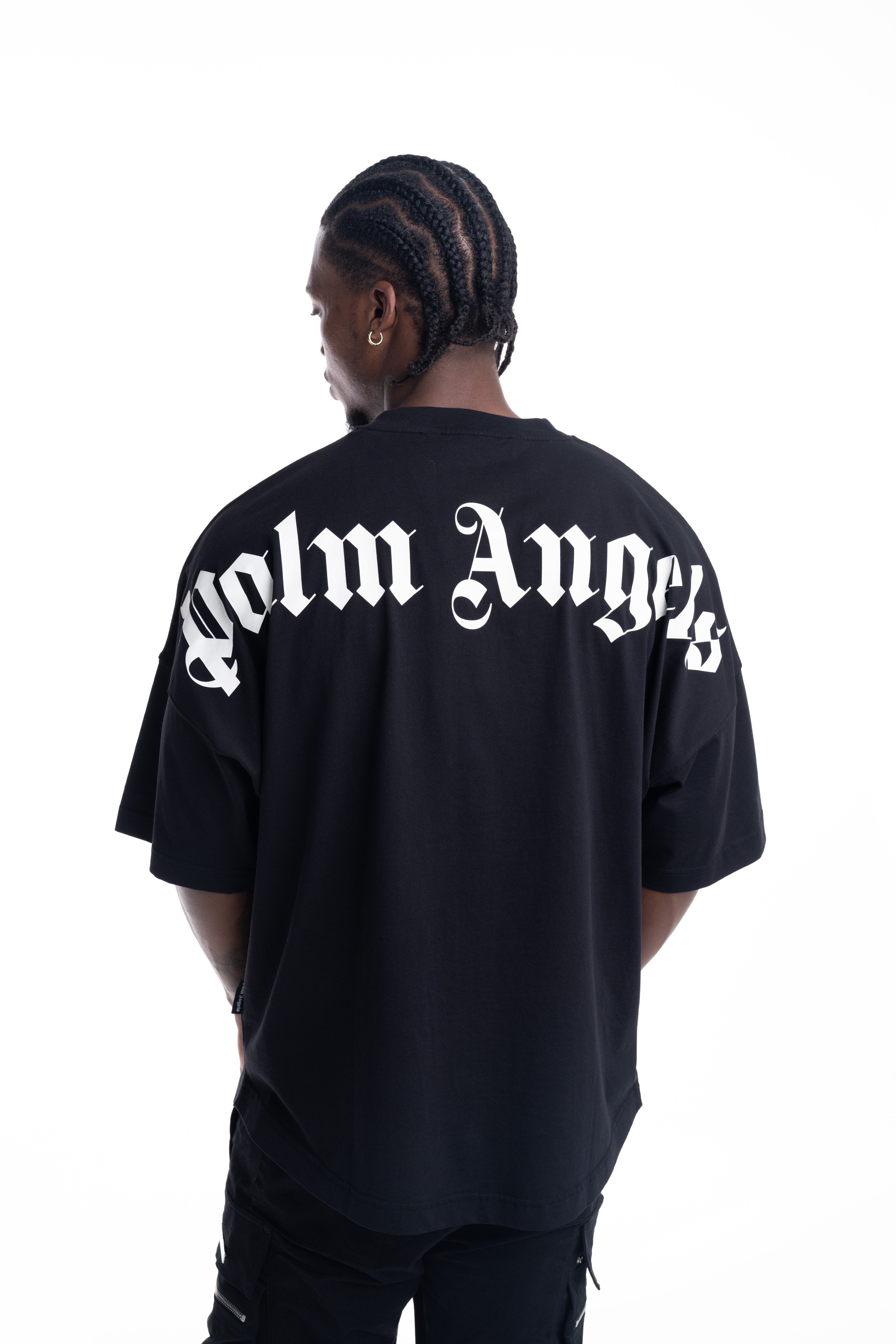 (Core) Palm Angels Men's Classic Logo Over Tee | PMAA10BS26JER001-1003