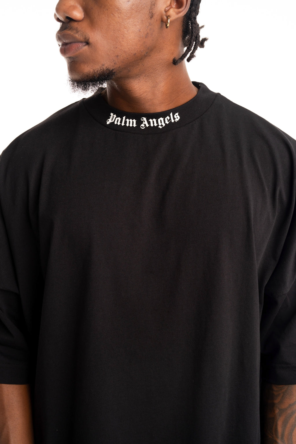 (Core) Palm Angels Men's Classic Logo Over Tee | PMAA10BS26JER001-1003