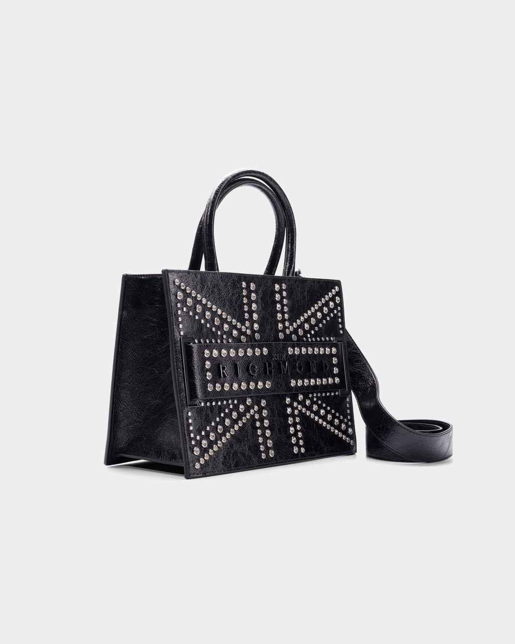 John Richmond Ladies Akod Tote Bag | RWP26143BOAPX-Black