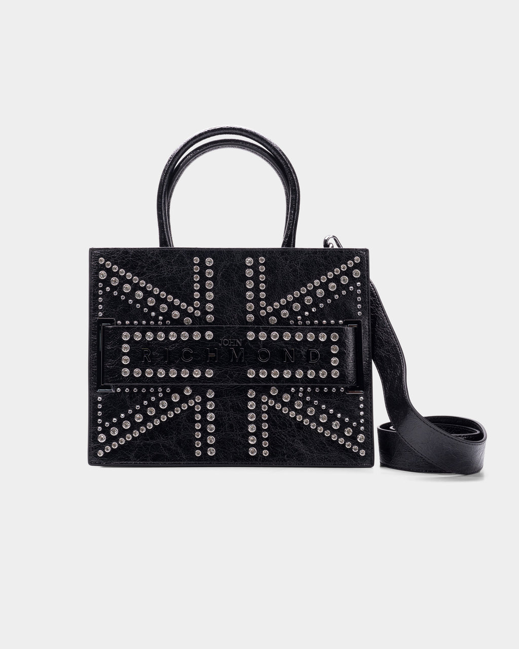 John Richmond Ladies Akod Tote Bag | RWP26143BOAPX-Black