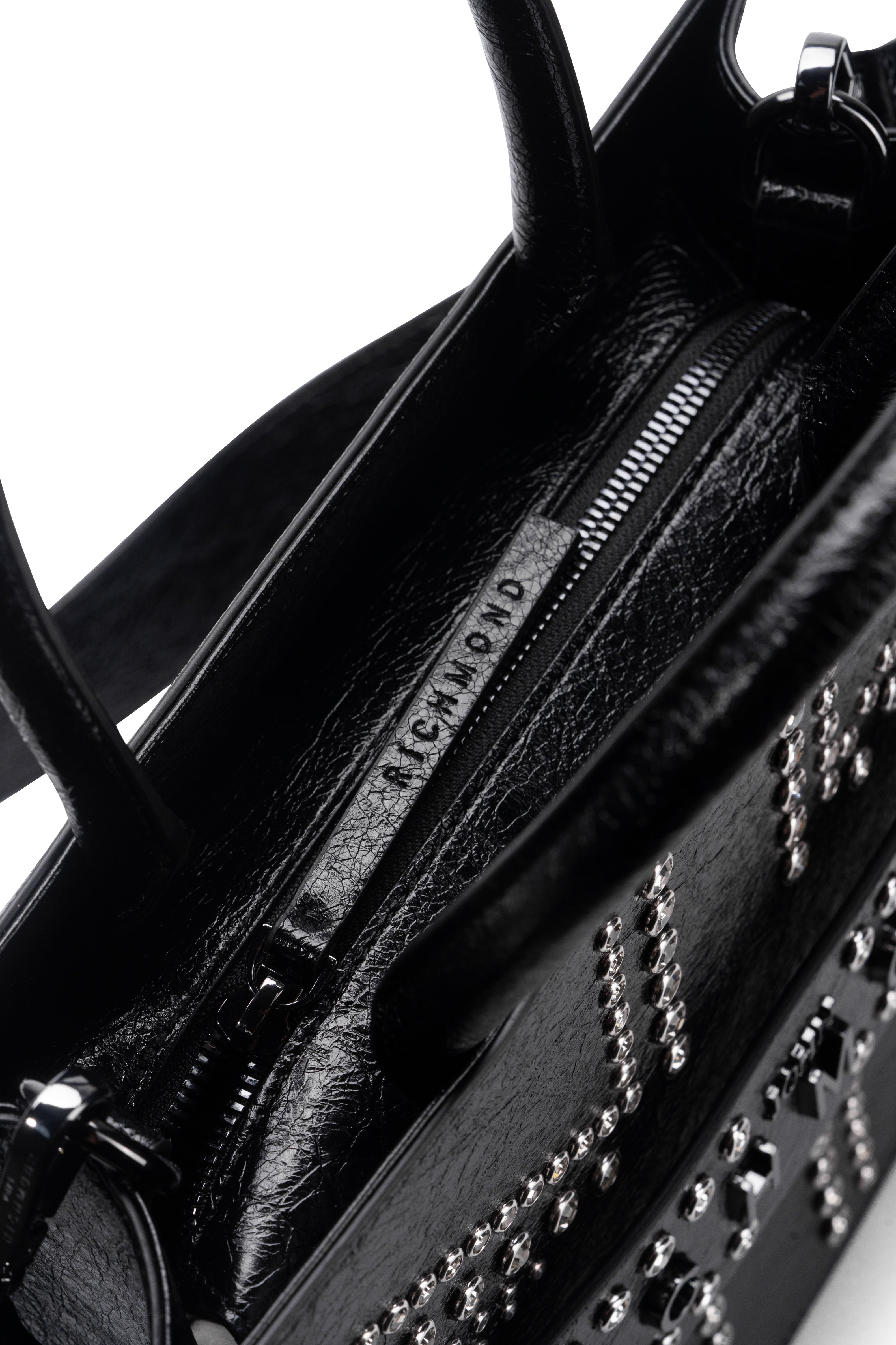 John Richmond Ladies Akod Tote Bag | RWP26143BOAPX-Black