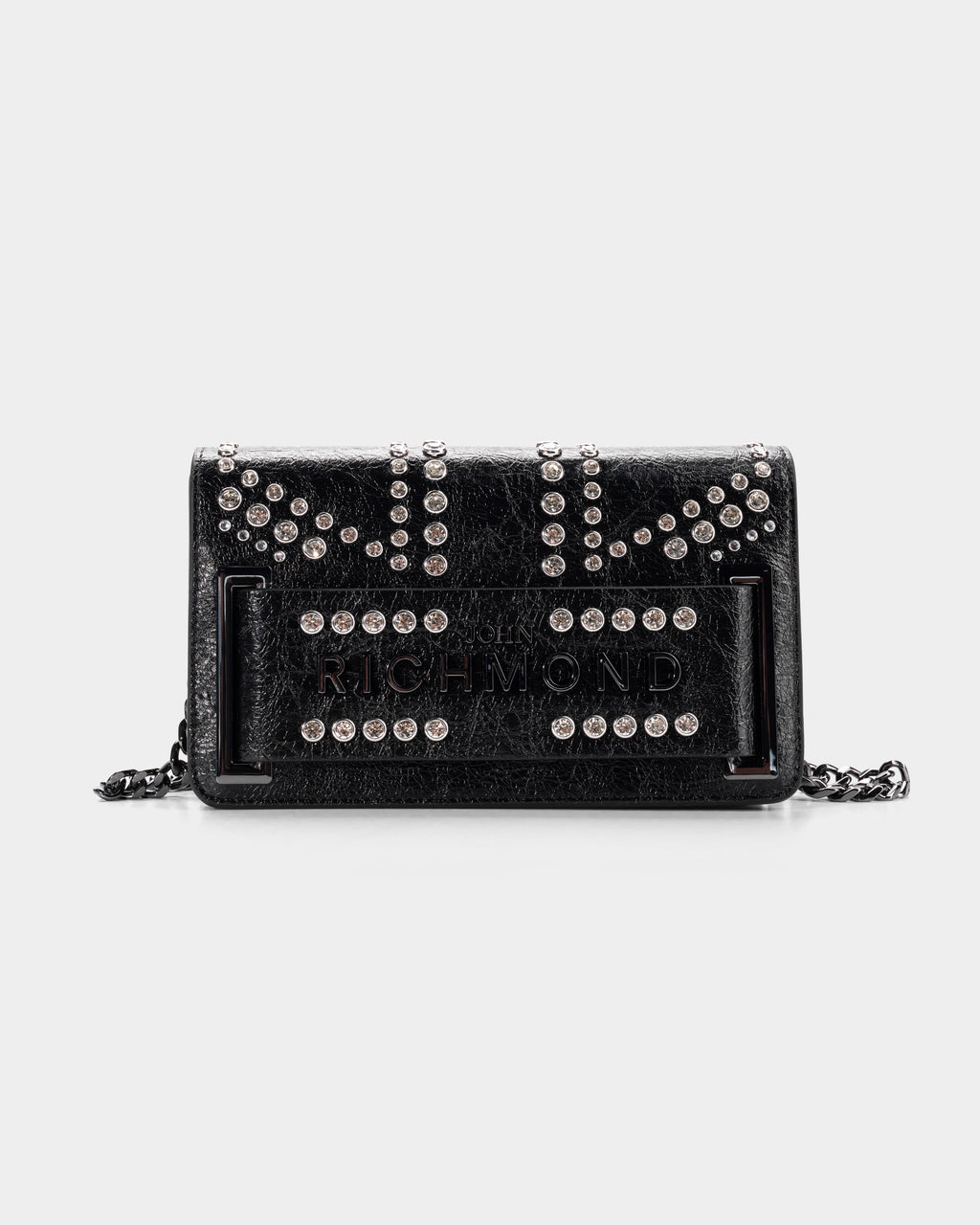 John Richmond Ladies Meghal Shoulder Bag | RWP26148BOAPX-Black