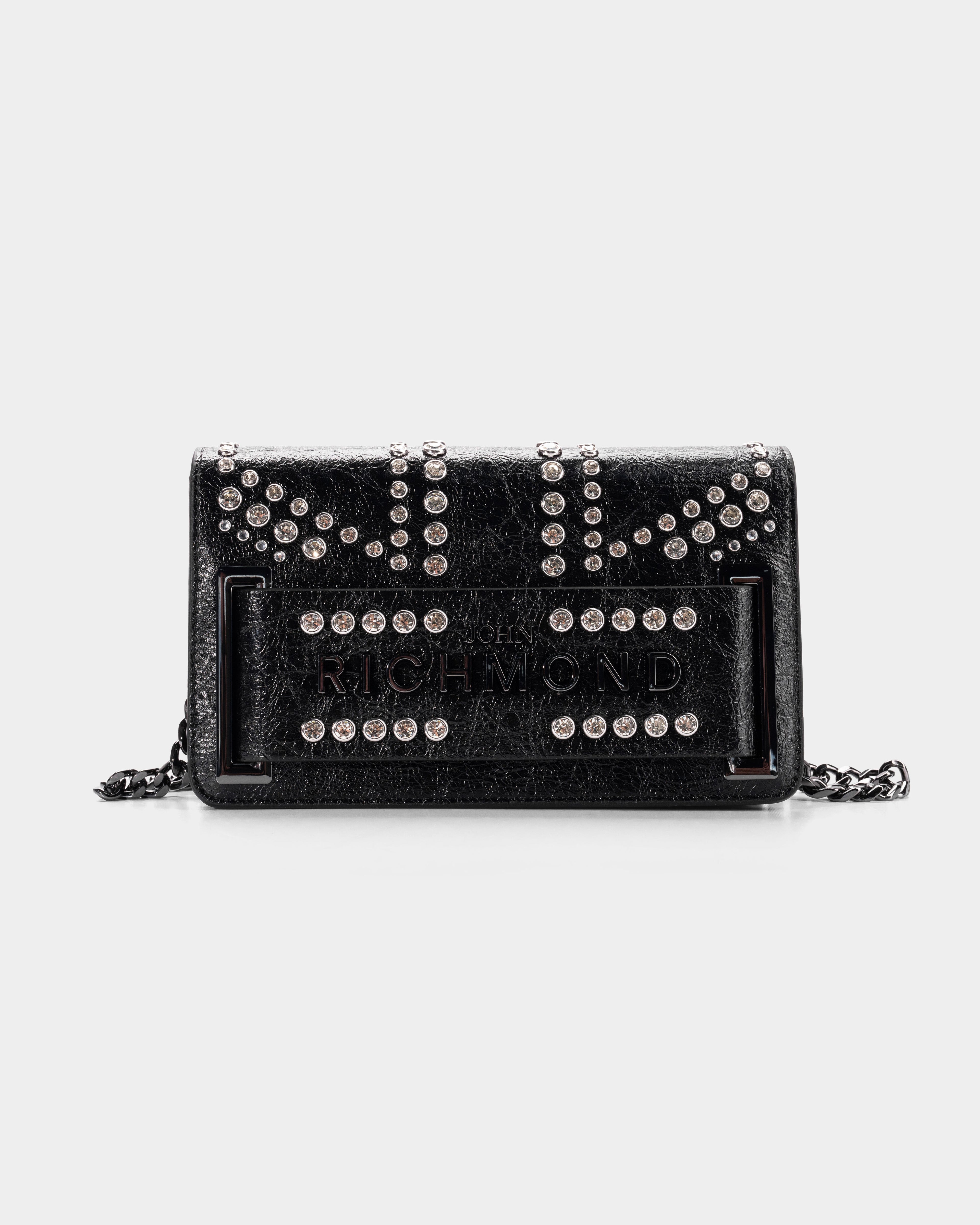 John Richmond Ladies Meghal Shoulder Bag | RWP26148BOAPX-Black