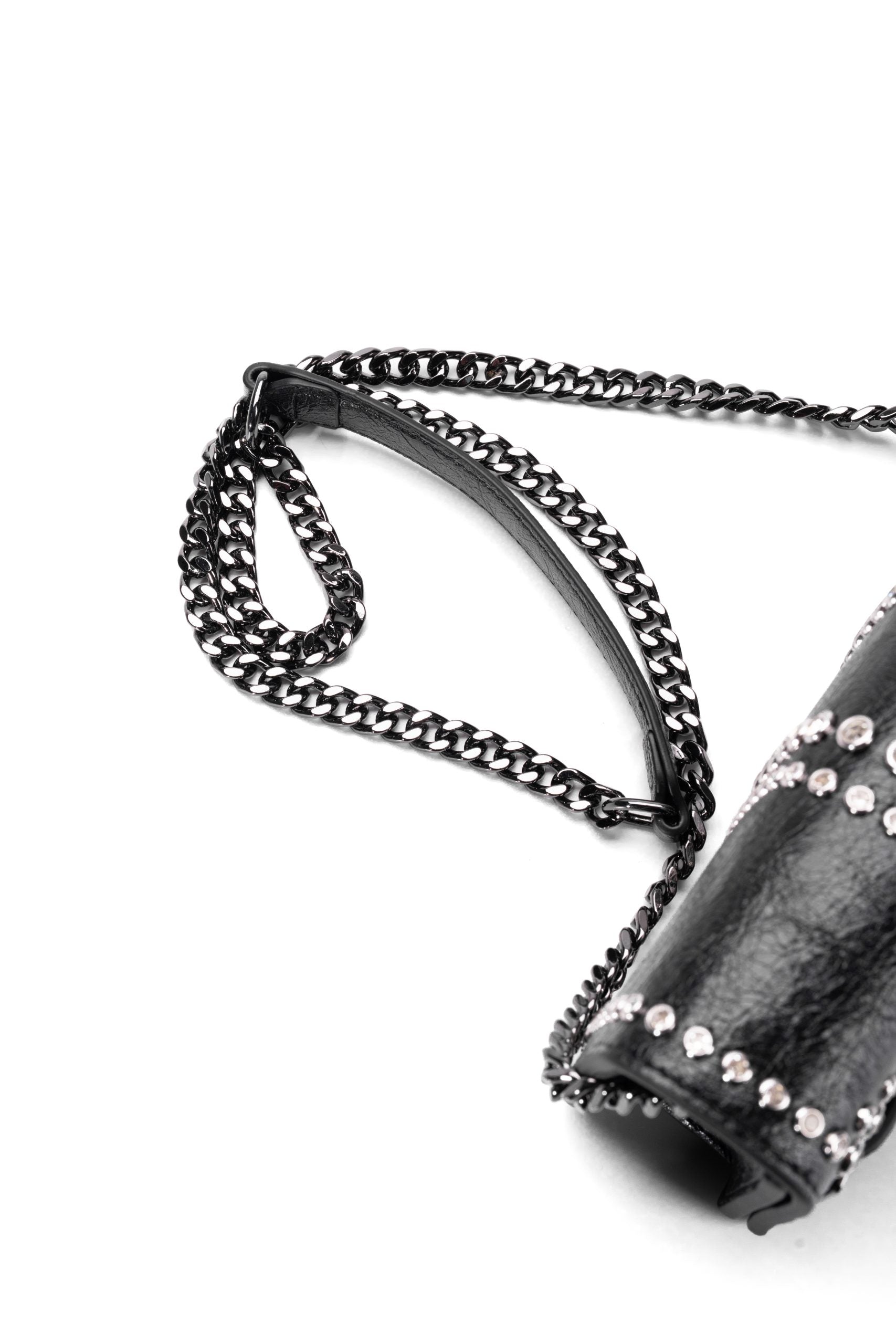 John Richmond Ladies Meghal Shoulder Bag | RWP26148BOAPX-Black