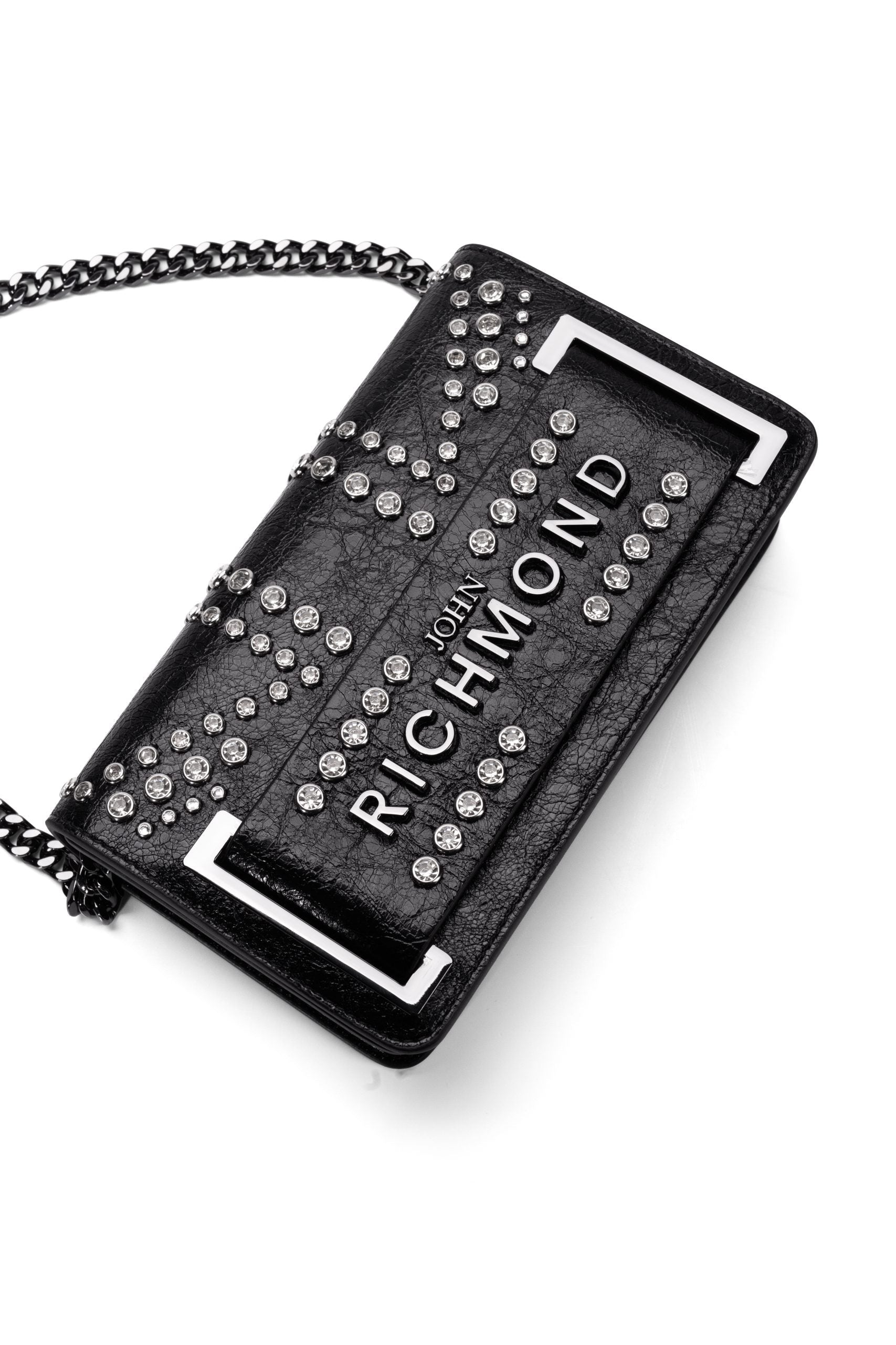 John Richmond Ladies Meghal Shoulder Bag | RWP26148BOAPX-Black