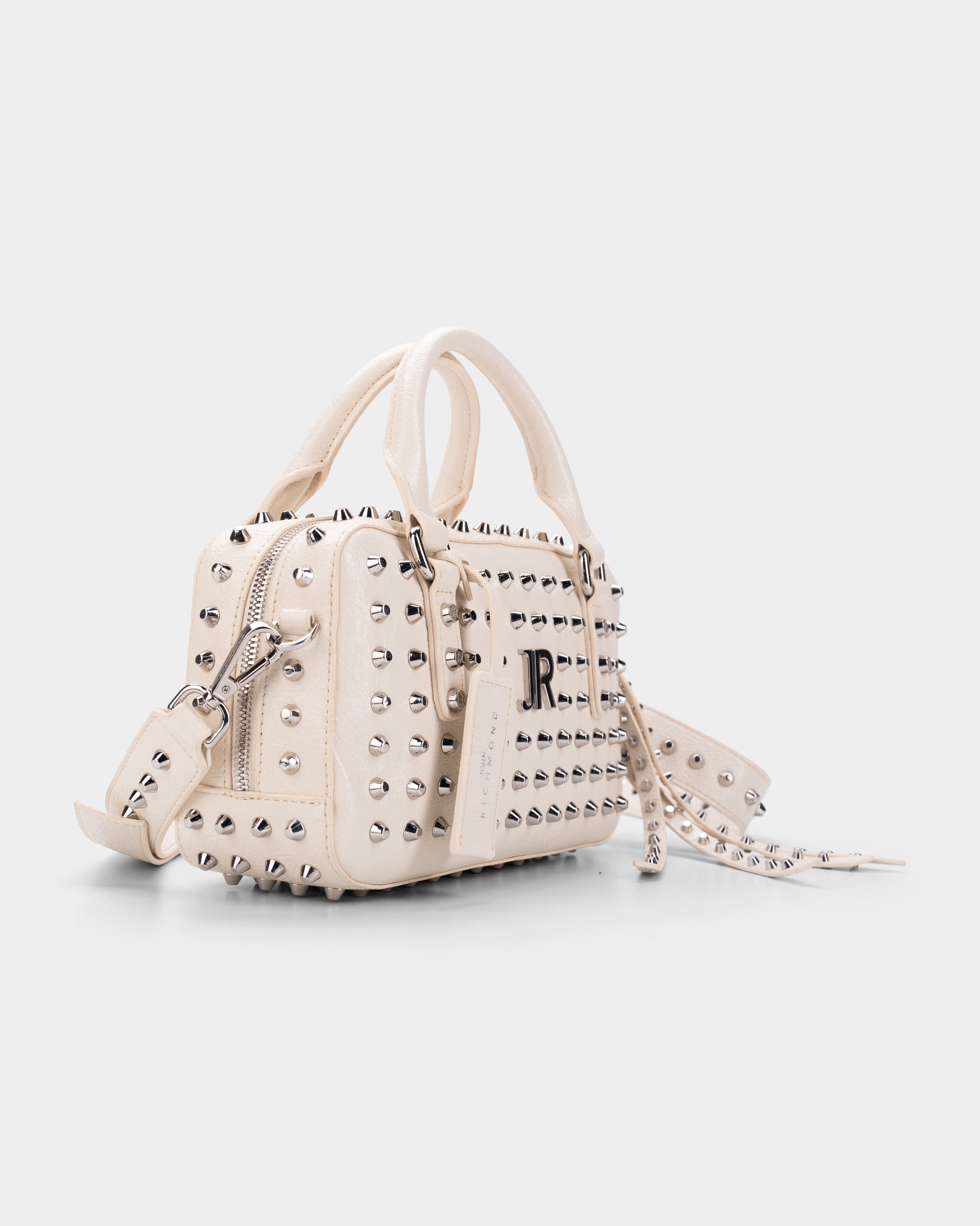 John Richmond Ladies Kotawa Trunk Bag | RWP26210BOAPX-White