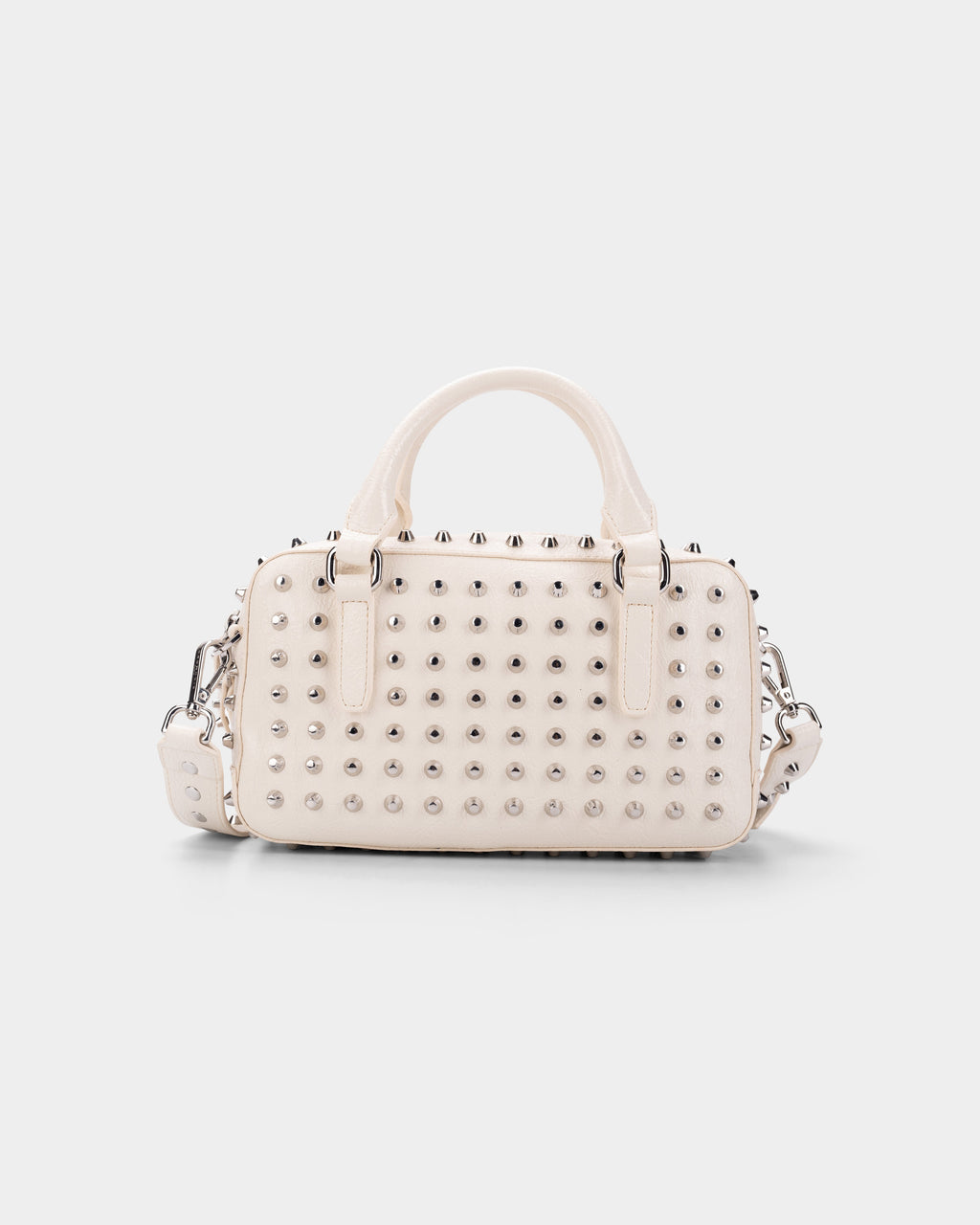 John Richmond Ladies Kotawa Trunk Bag | RWP26210BOAPX-White