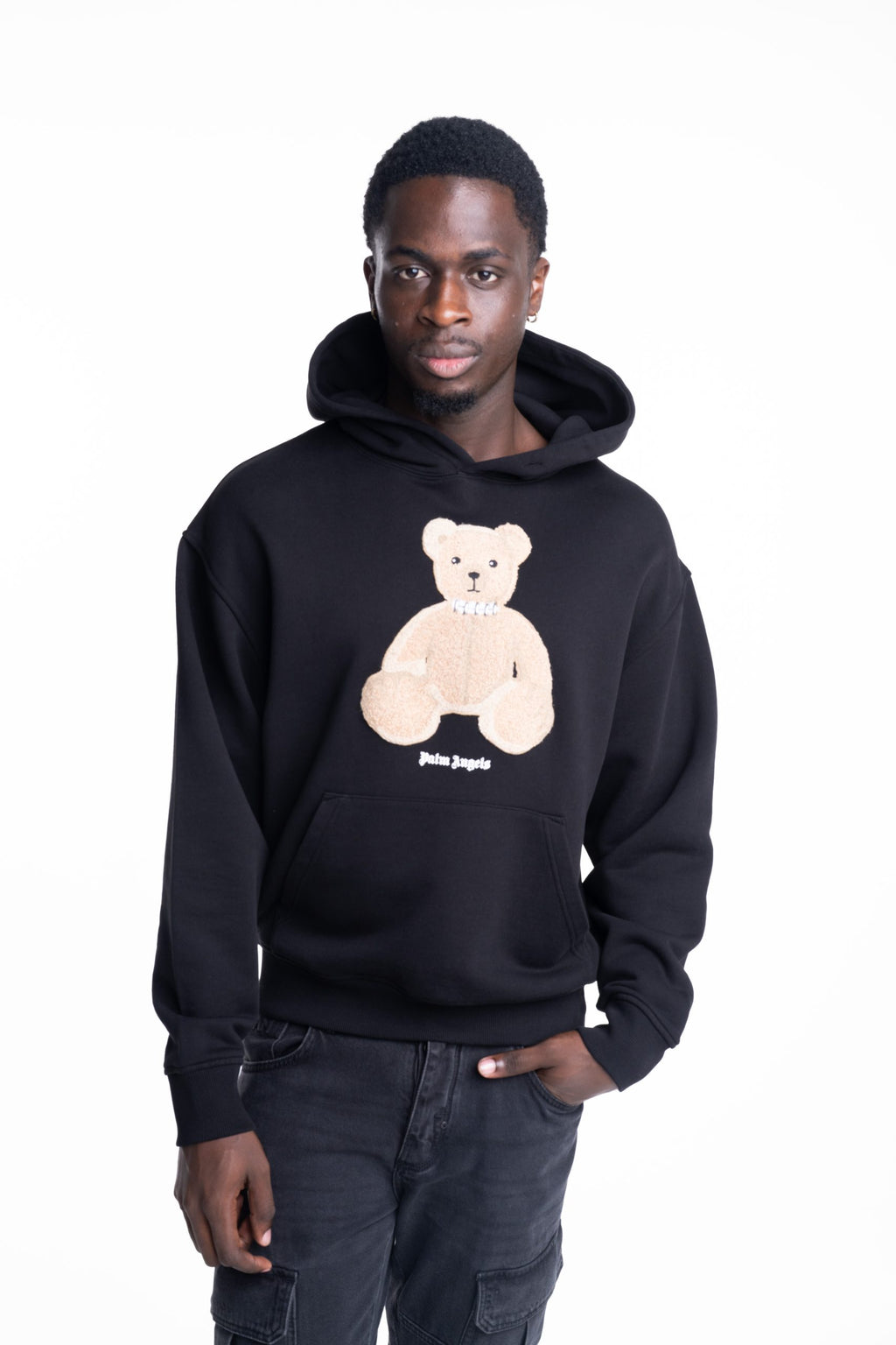 Palm Angels Men's Bear Regular Hoodie | PMBB17DS26FLE00C-1060
