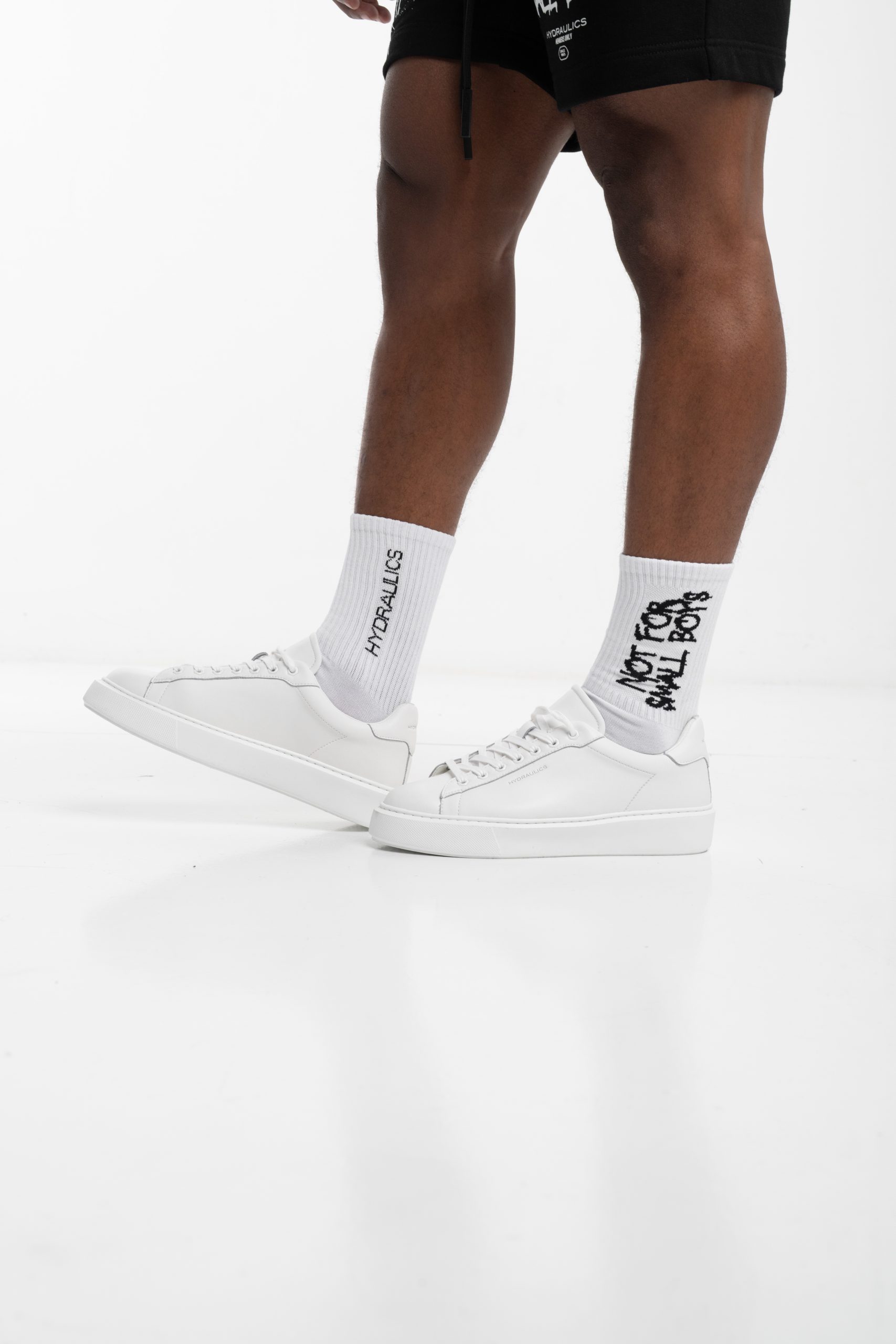 Hydraulics Not For Small Boys Men's Socks White